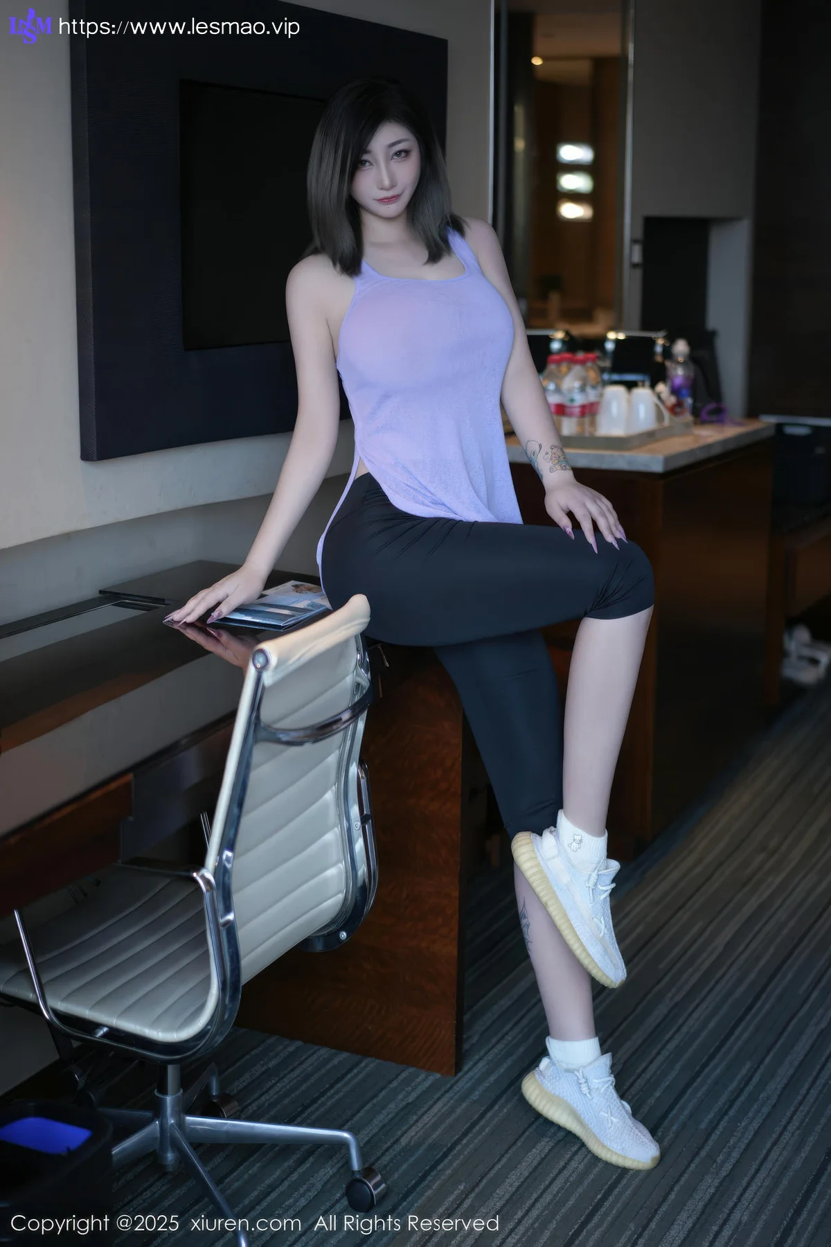 XiuRen 秀人 No.10682 妲己Toxic 紫灰色上衣运动美女 - 8