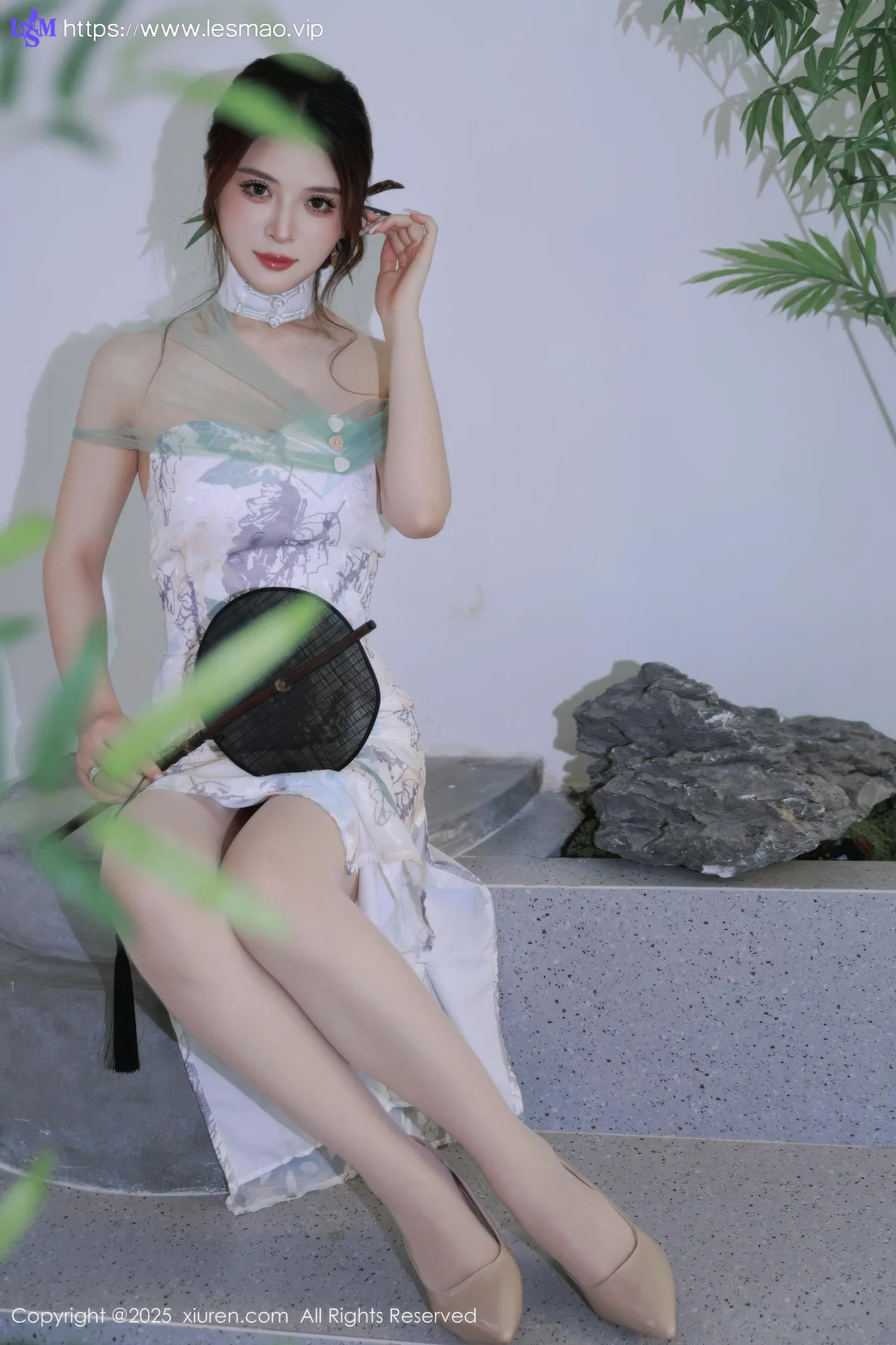 XiuRen 秀人 No.10694 阿依莎  浅色古风服饰 - 9