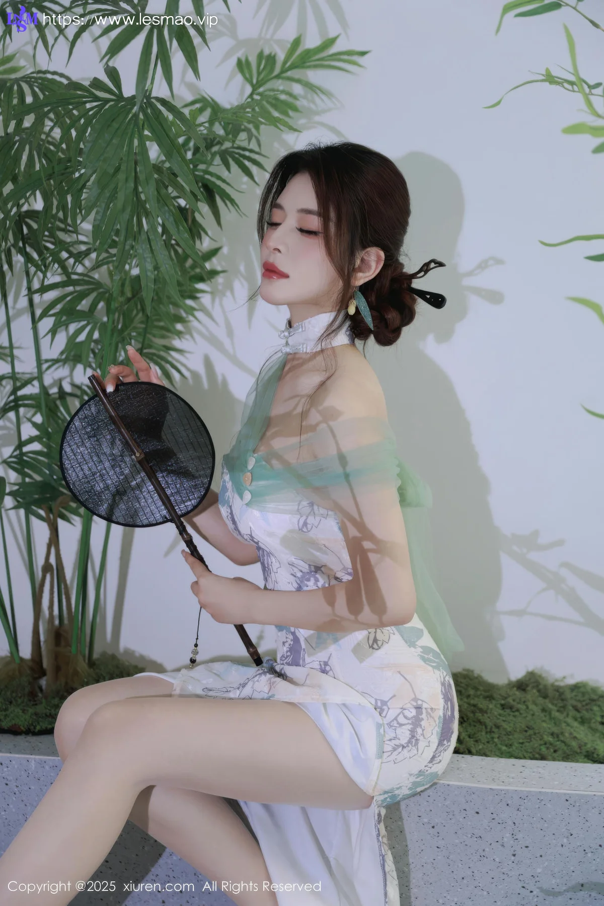 XiuRen 秀人 No.10694 阿依莎  浅色古风服饰 - 9