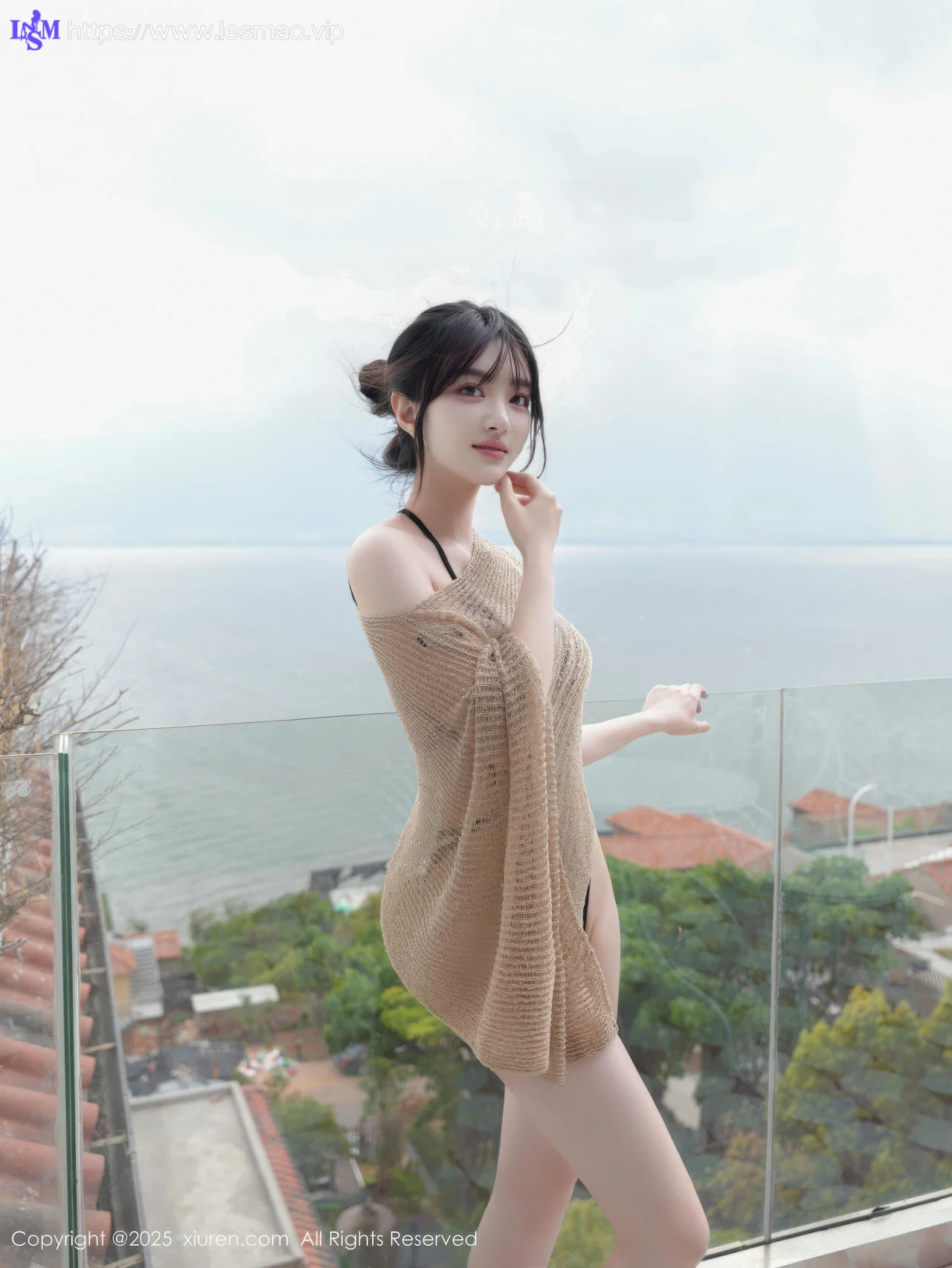 XiuRen 秀人 No.10698 白露lulu 黑白色比基尼 - 8