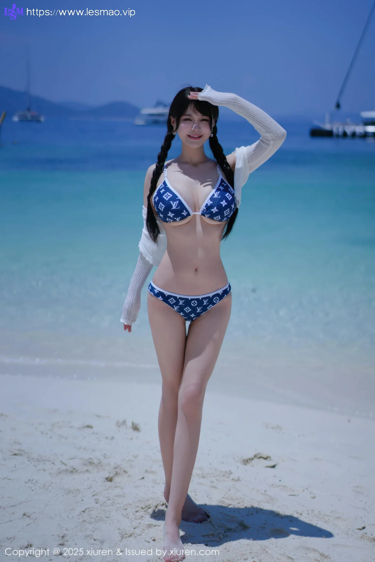 XiuRen 秀人 No.10699 心上可Flora 比基尼情趣旅拍 - 10