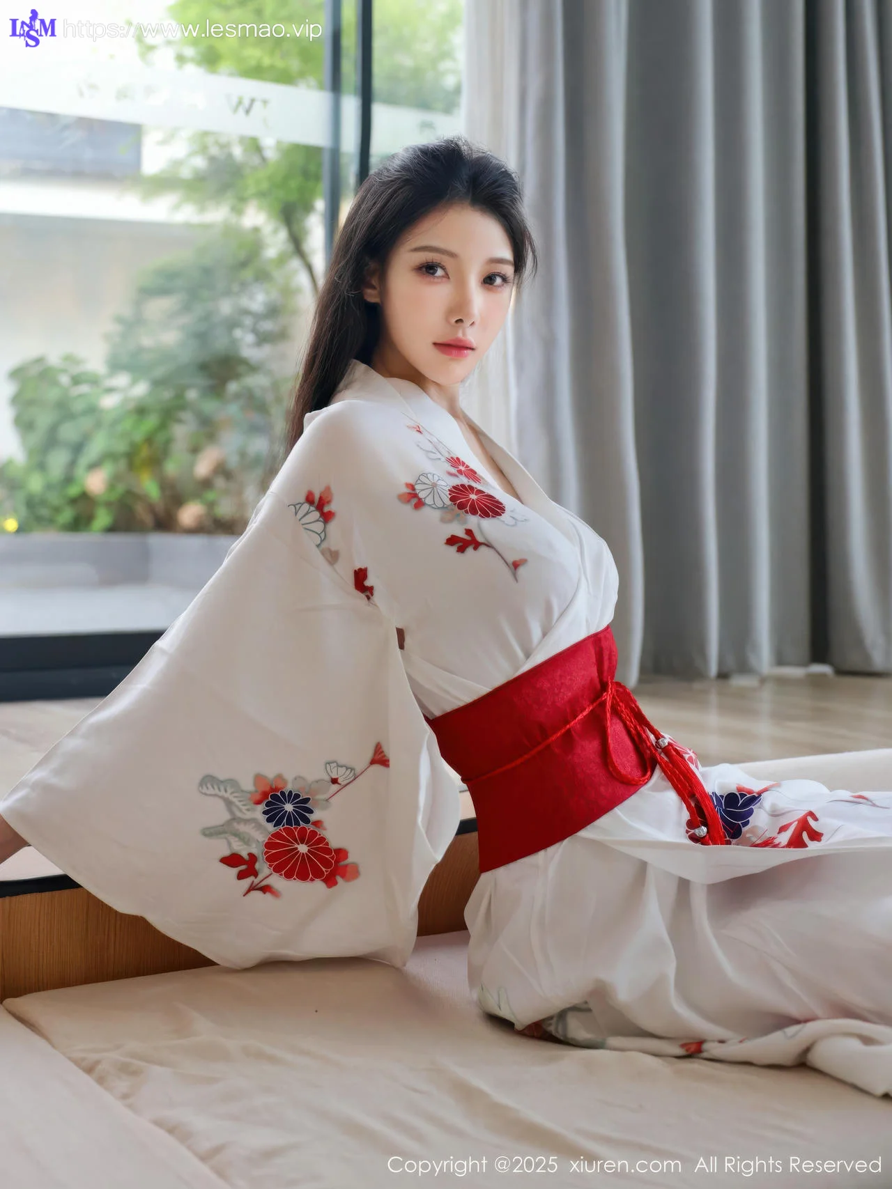 XiuRen 秀人 No.10767 梨霜儿 粉色蕾丝内衣 - 4