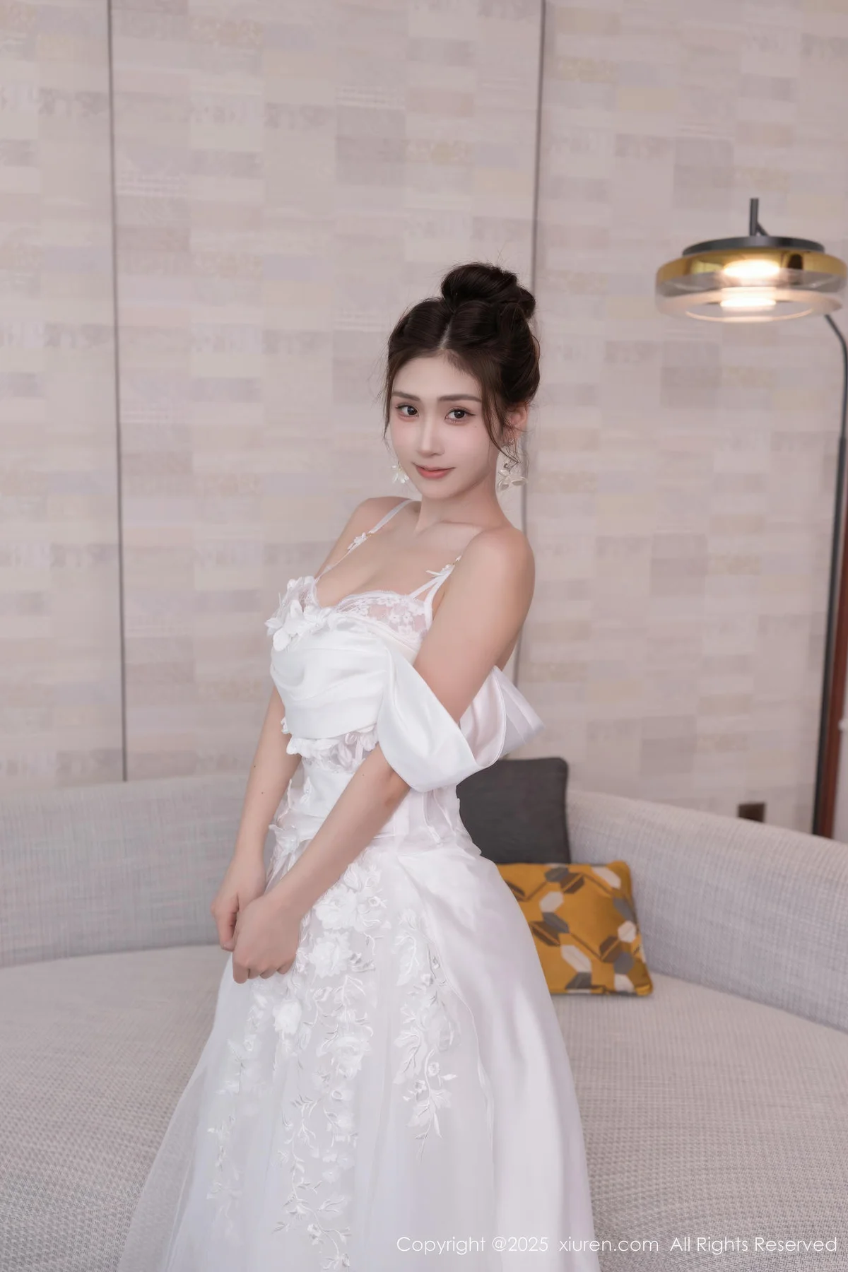 XiuRen 秀人 No.10814 刘婷婷 白色婚纱主题 - 3