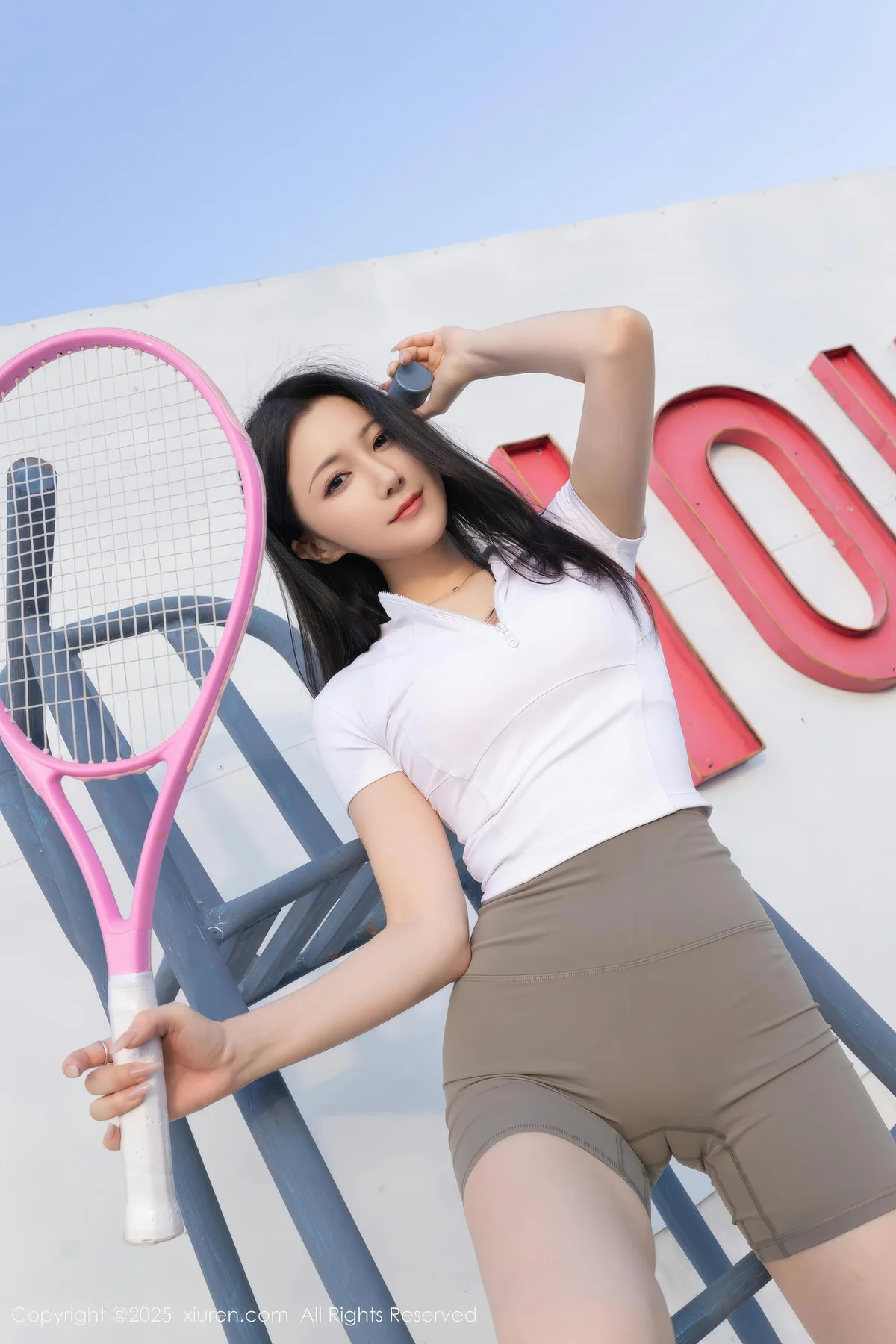 XiuRen 秀人 No.11106 鱼子酱Fish 网球运动美女场景拍摄 - 9