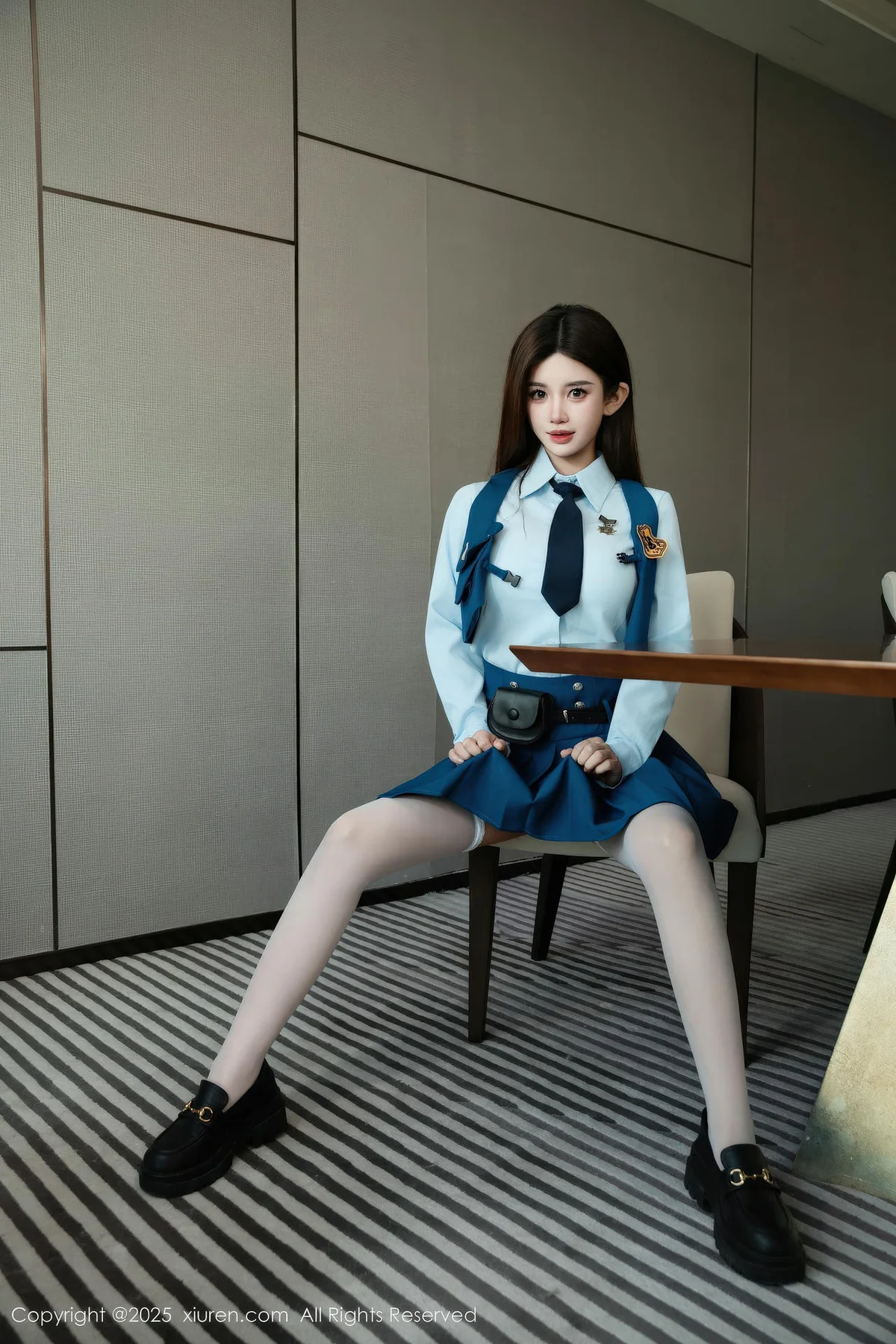 XiuRen 秀人 No.11141 苏甜橙子 性感JK制服 - 9