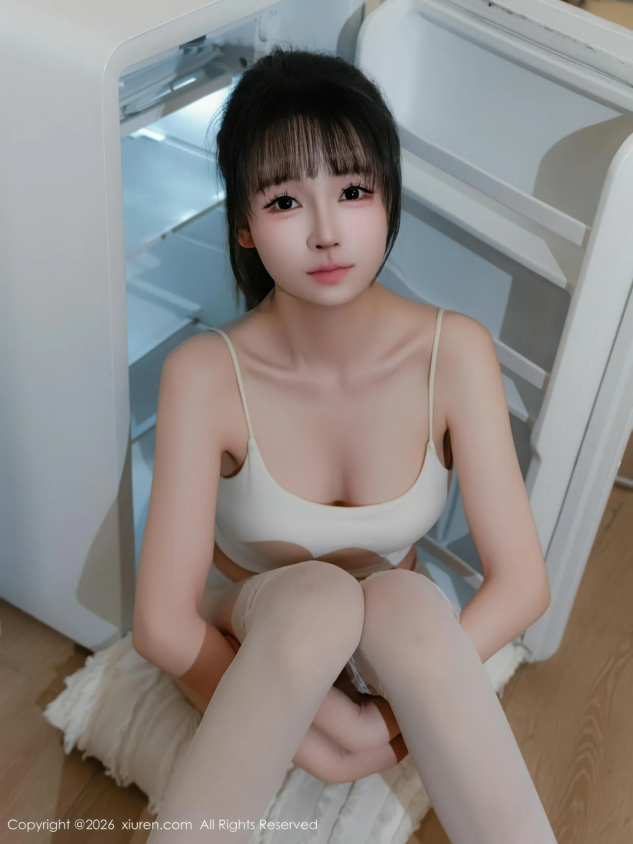 XiuRen 秀人 No.11196 沈蜜儿 少女黄色连衣裙白丝 - 5
