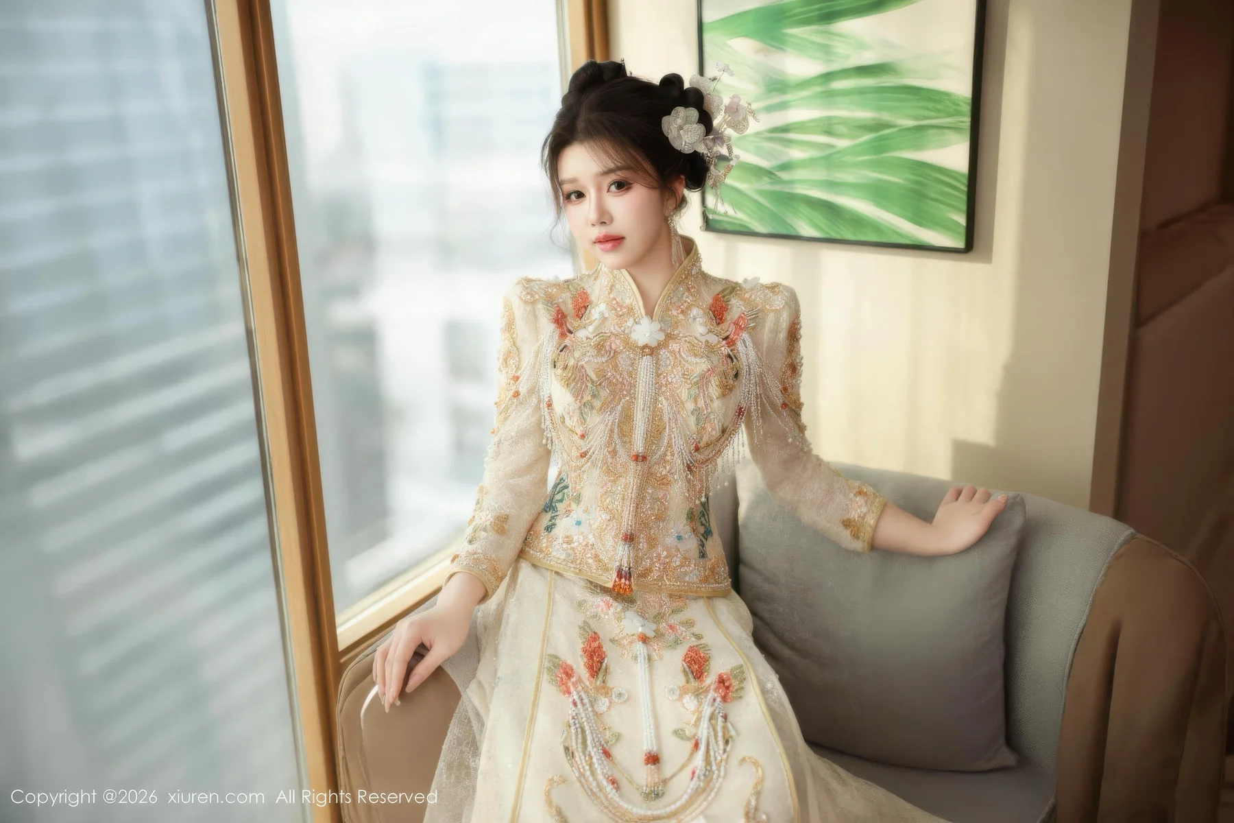 XiuRen 秀人 No.11220 小薯条nienie性感秀禾服饰 - 3