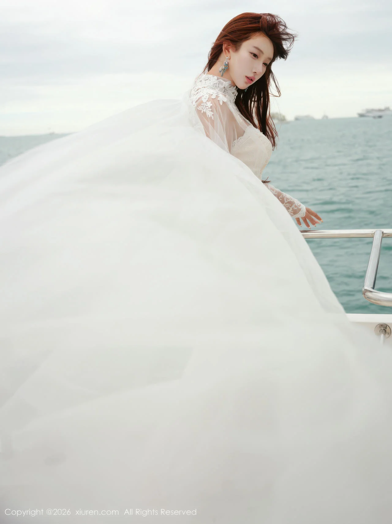 XiuRen 秀人 No.11243 金允希Yuki 白色婚纱迷人丰腴 - 1