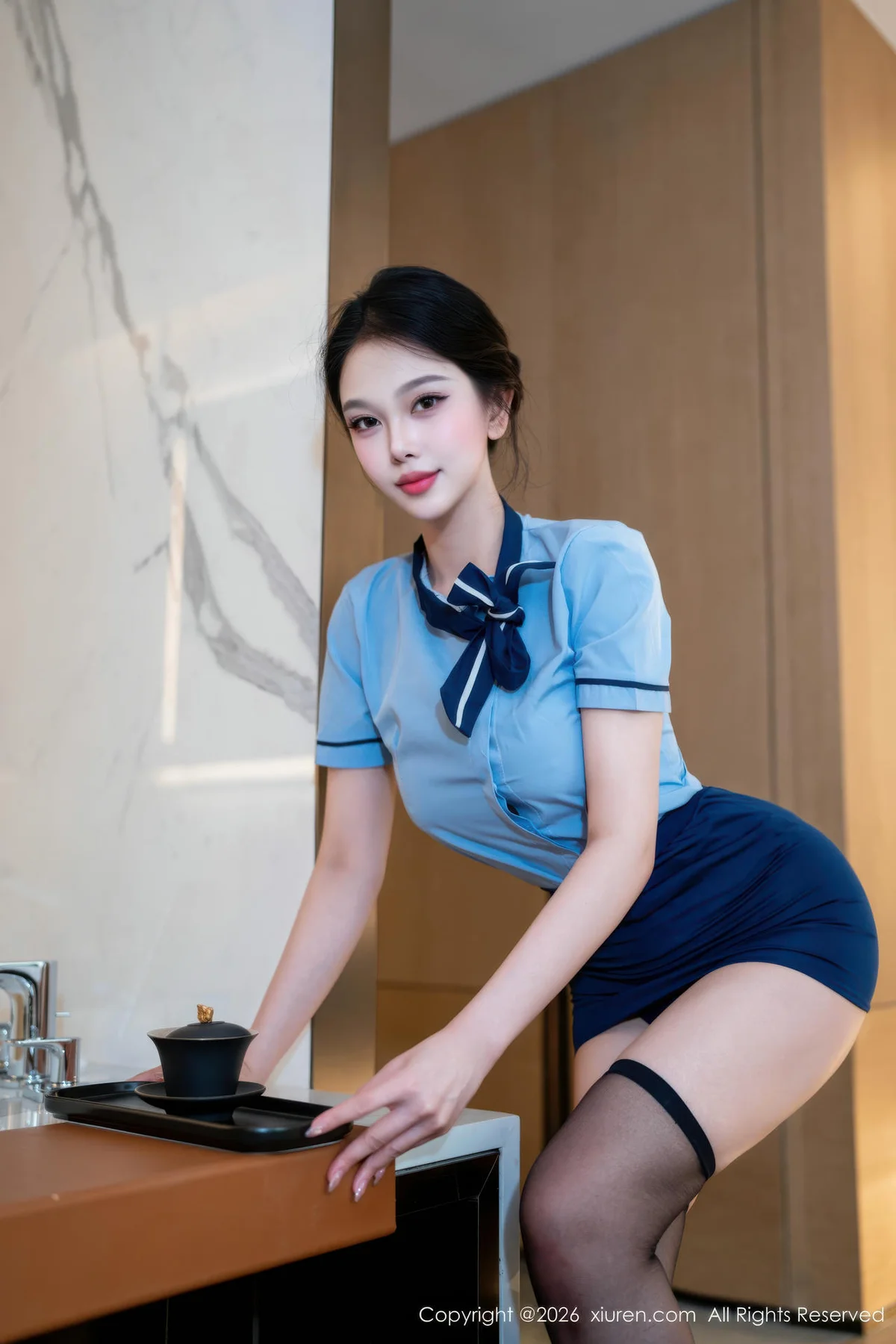 XiuRen 秀人 No.11259 诺诺子 性感魅惑黑丝 - 4