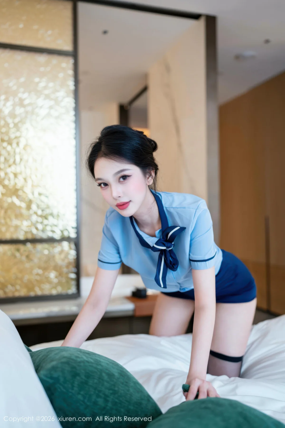 XiuRen 秀人 No.11259 诺诺子 性感魅惑黑丝 - 8