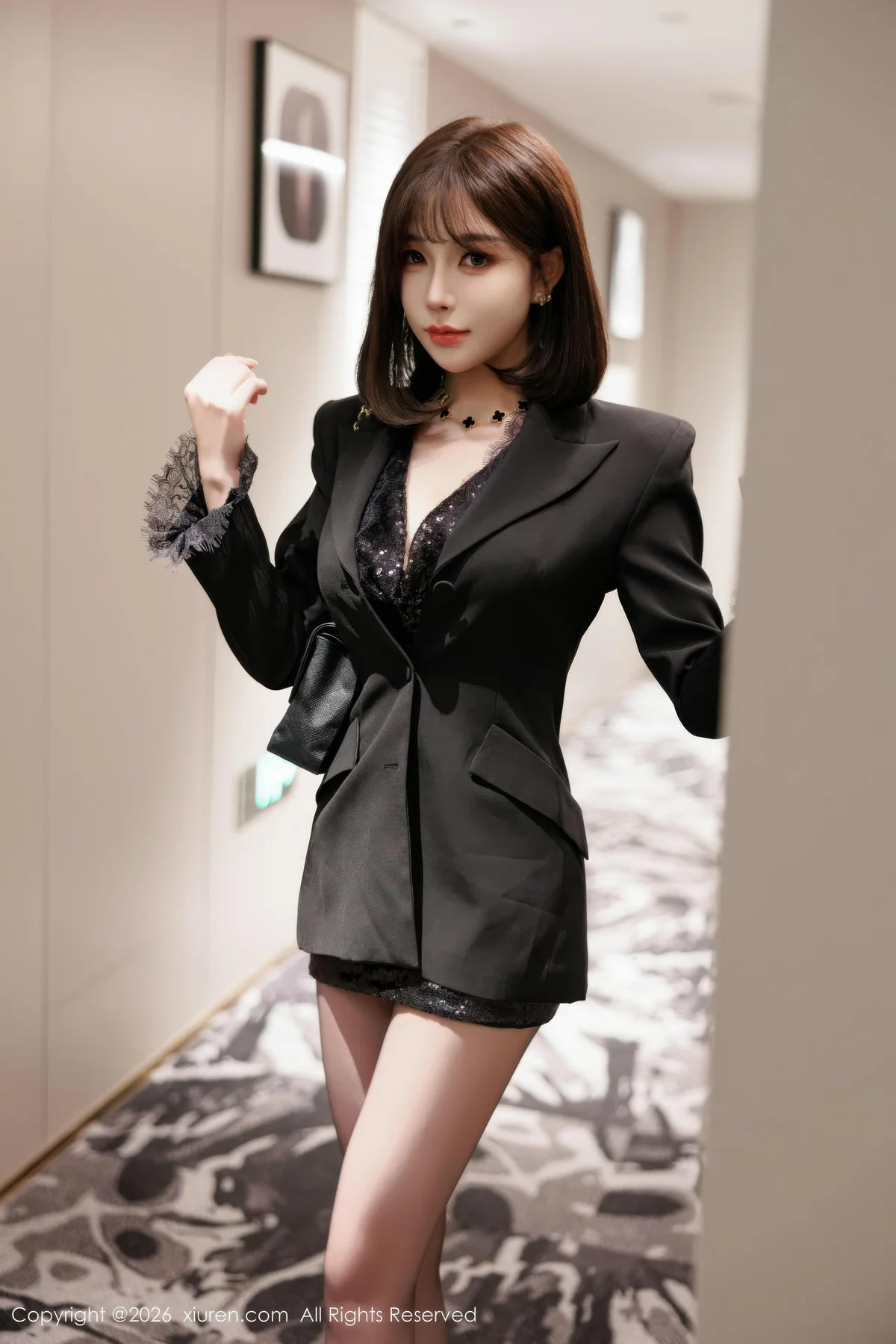 XiuRen 秀人 No.11281 莉芝荔枝御姐魅惑黑丝 - 8