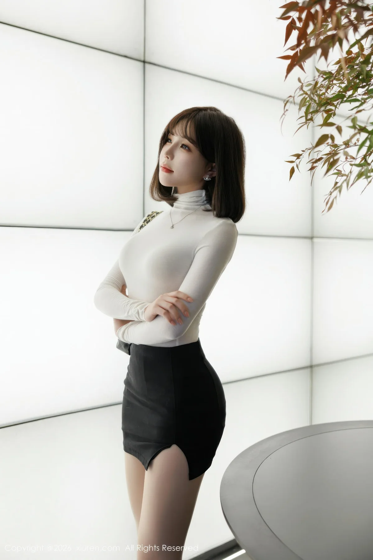 XiuRen 秀人 No.11314 莉芝荔枝 紧身肉丝短裙 - 6