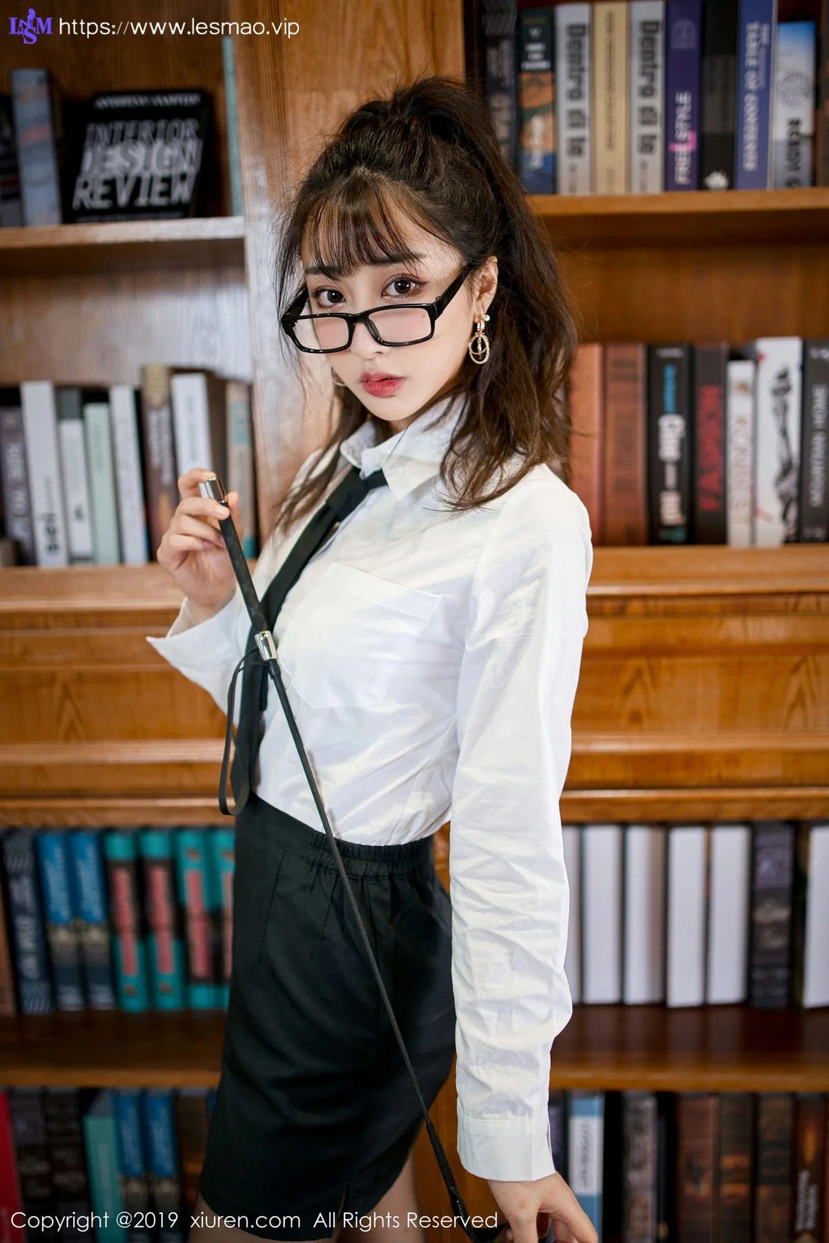 XiuRen 秀人 No.1887 白衬衫与黑丝职场秘书 Betty林子欣 秘书主... - 9