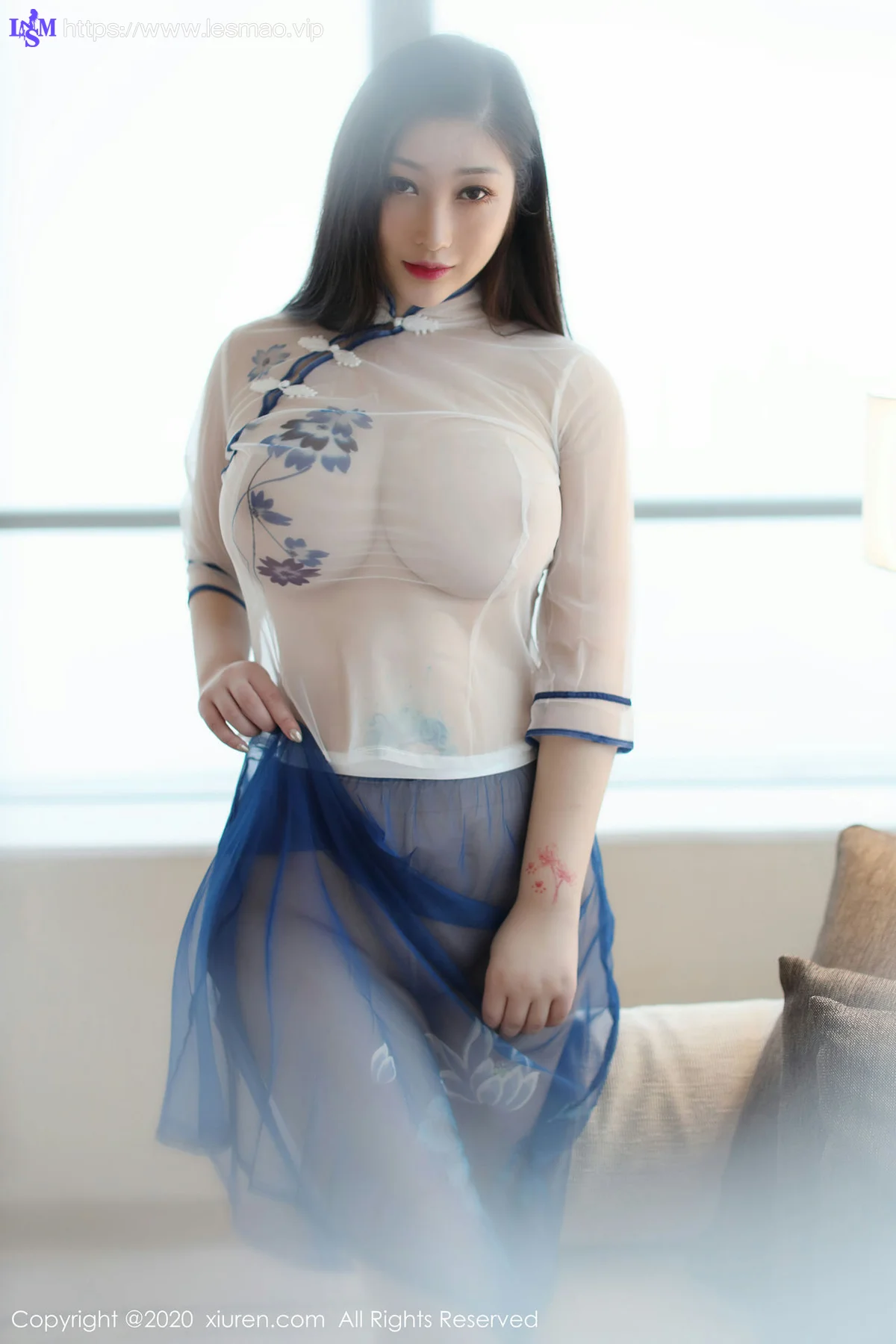 XiuRen 秀人 No.1902 巨乳薄纱内衣 妲己_Toxic 心愿旅拍透视 - 9