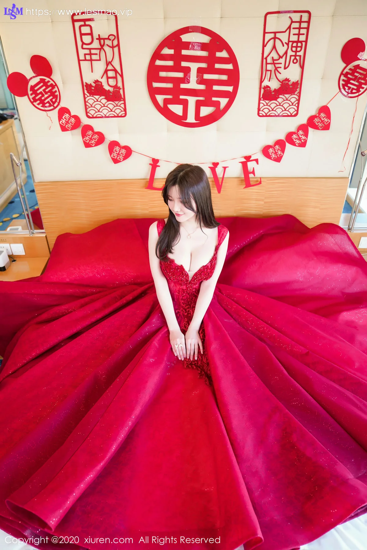 XiuRen 秀人 No.2058 巨乳新娘主题117P写真 糯美子Mini - 4