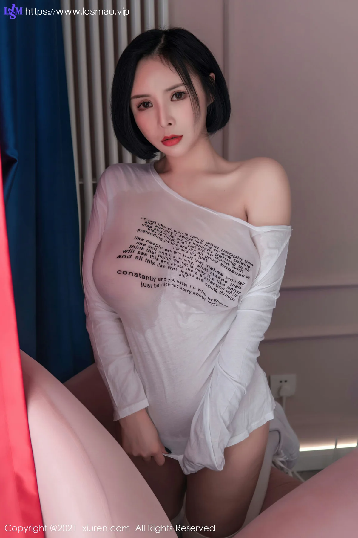 XiuRen 秀人 No.3032  90后豪乳御姐 韩珊珊 中欧混血 - 3