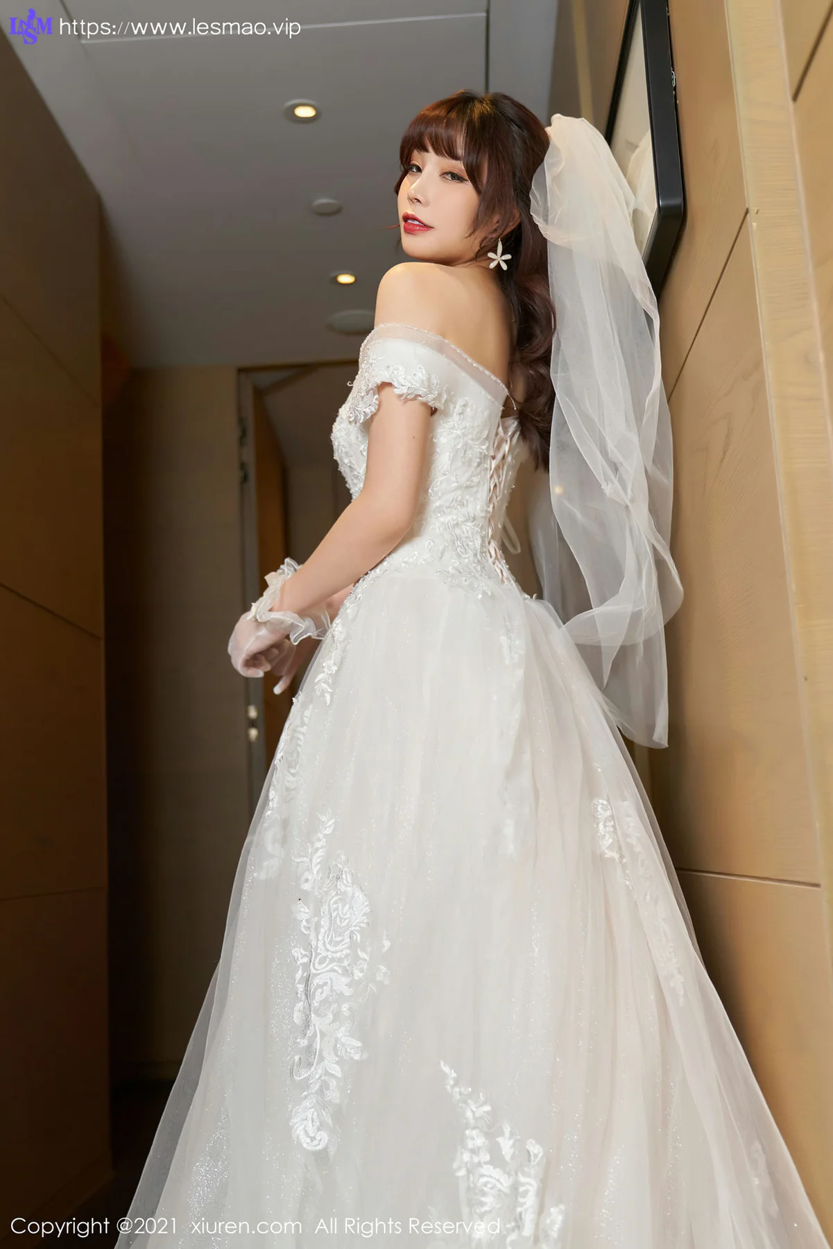 XiuRen 秀人 No.3248  唯美婚纱主题系列 芝芝Booty 性感写真 - 3