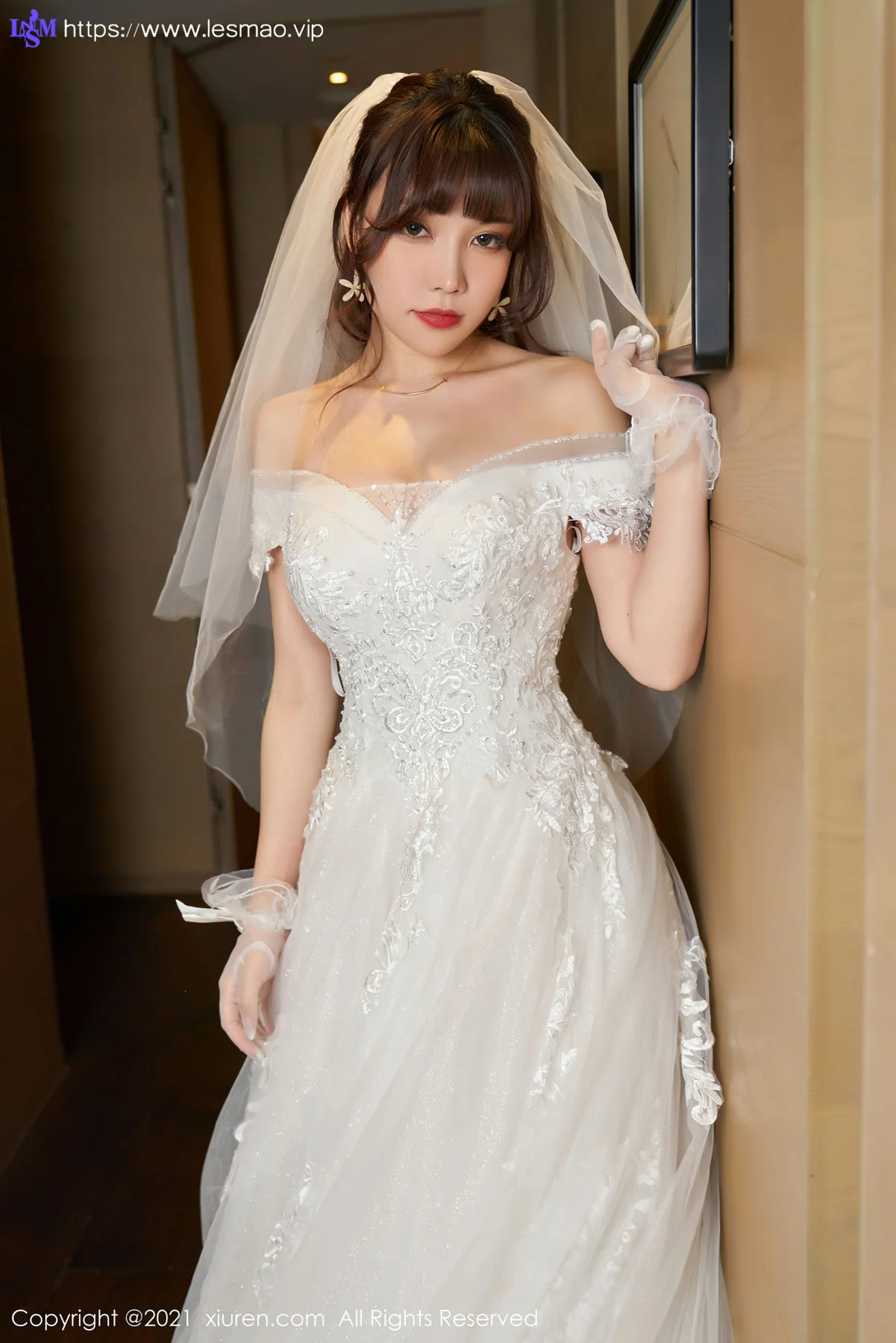 XiuRen 秀人 No.3248  唯美婚纱主题系列 芝芝Booty 性感写真 - 6