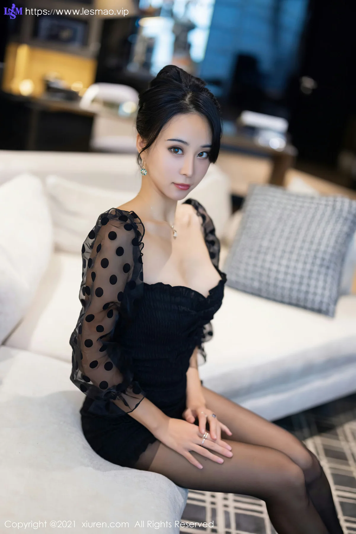 XiuRen 秀人 No.3482  热辣身姿 蓝夏Akasha 性感写真 - 5