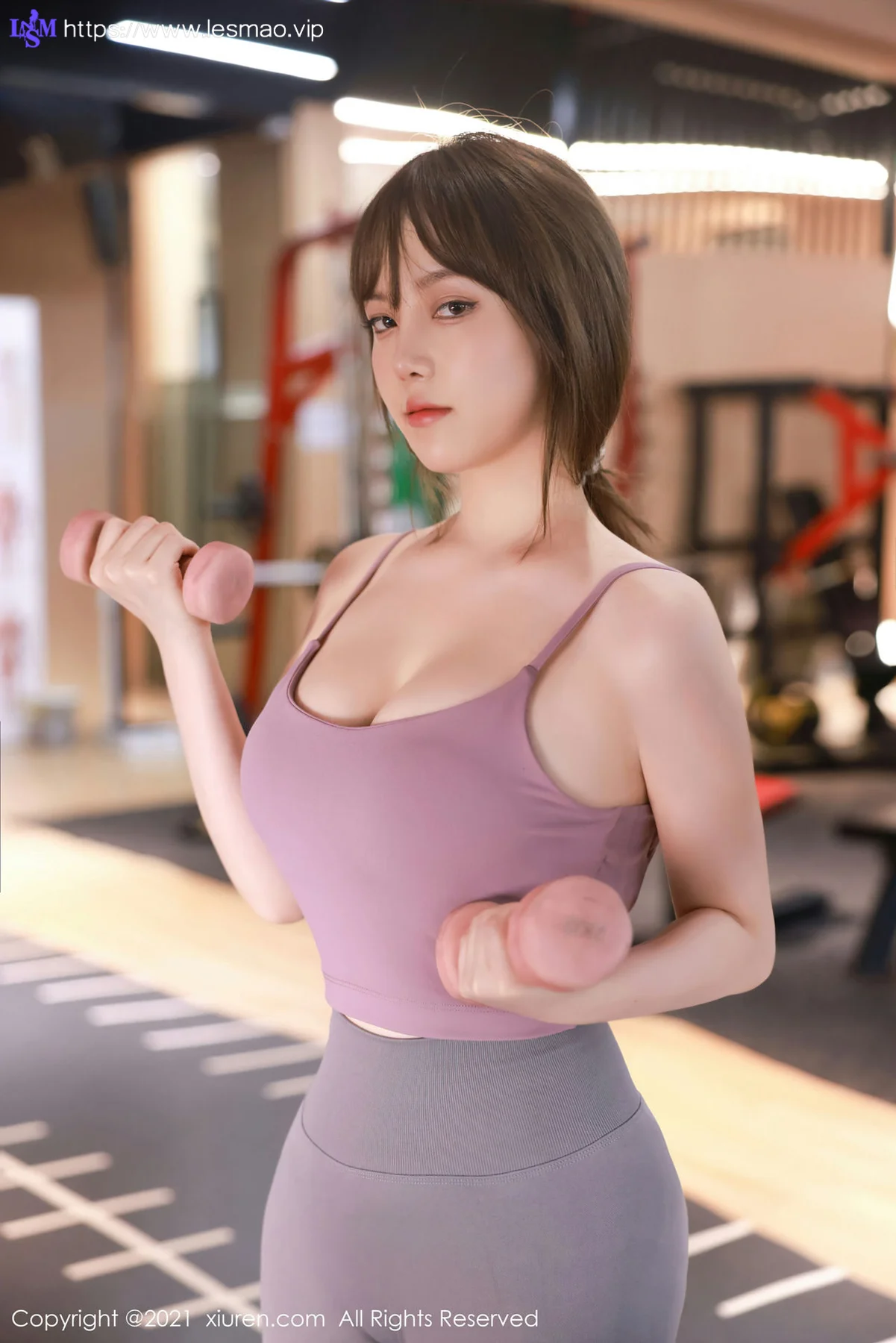 XiuRen 秀人 No.3701 健身房主题 豆瓣酱 性感写真3 - 4