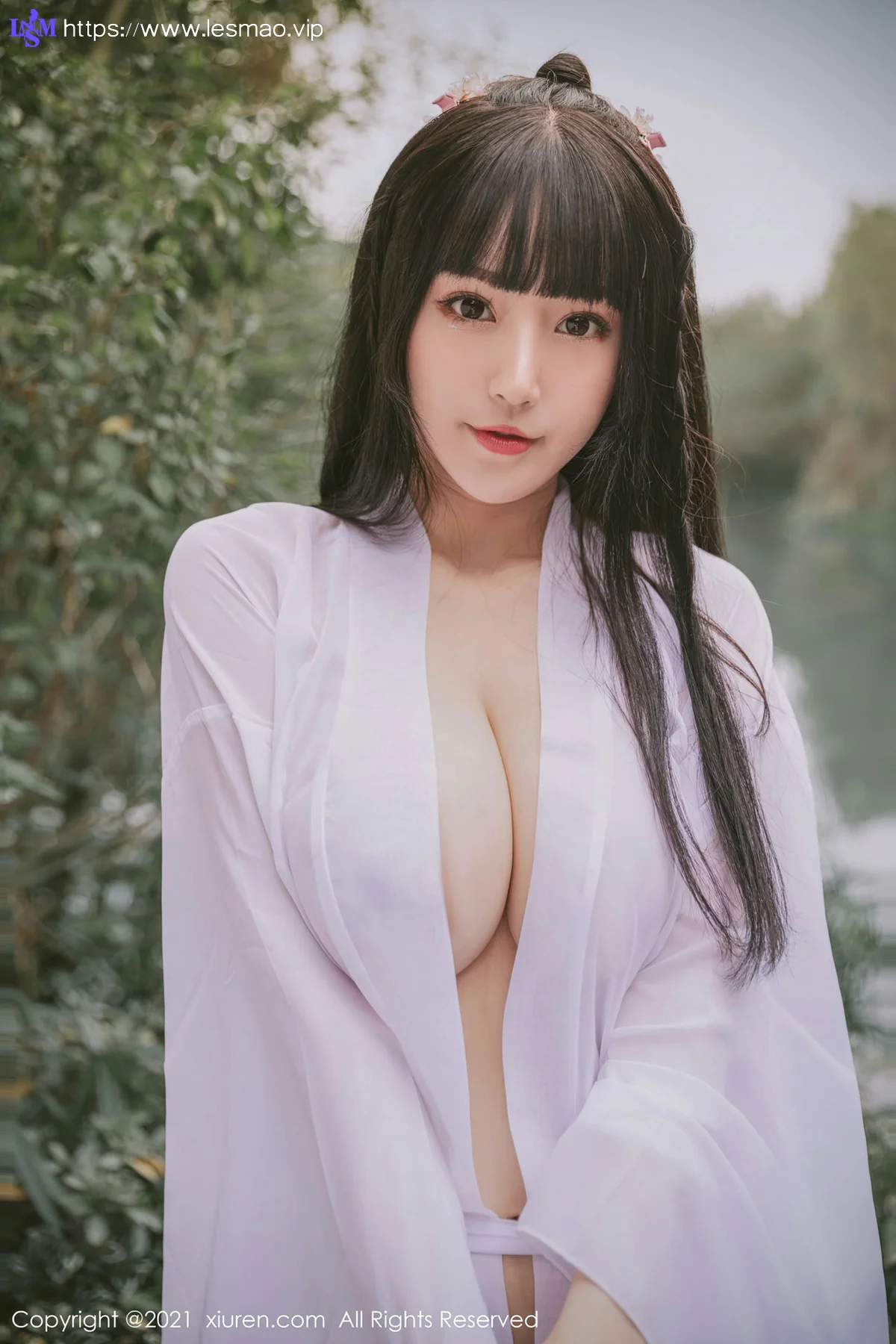 XiuRen 秀人 No.3749 薄纱古风外拍 朱可儿Flower - 1