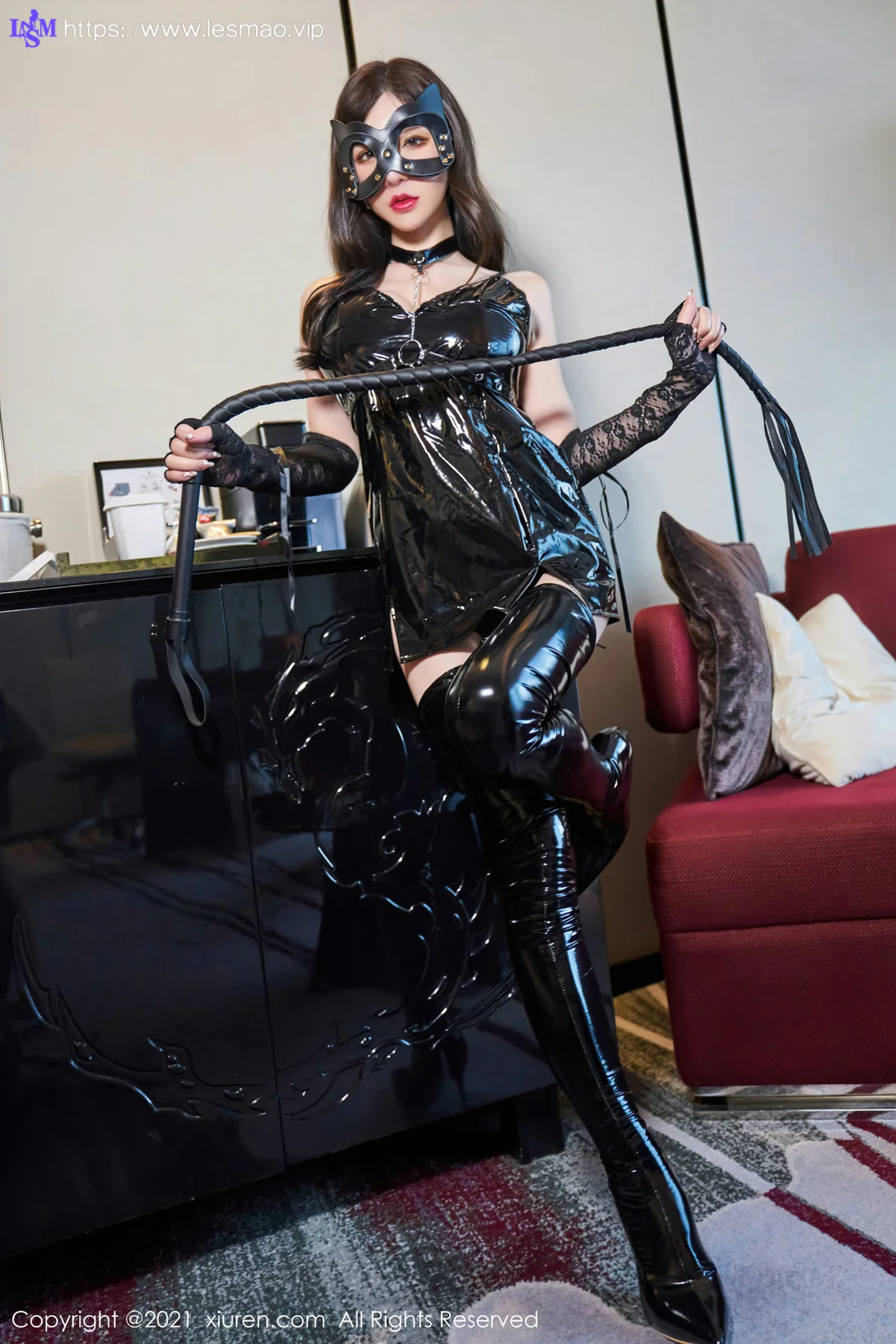 XiuRen 秀人 No.3799 黑色皮衣 周于希Sandy 性感写真111 - 7