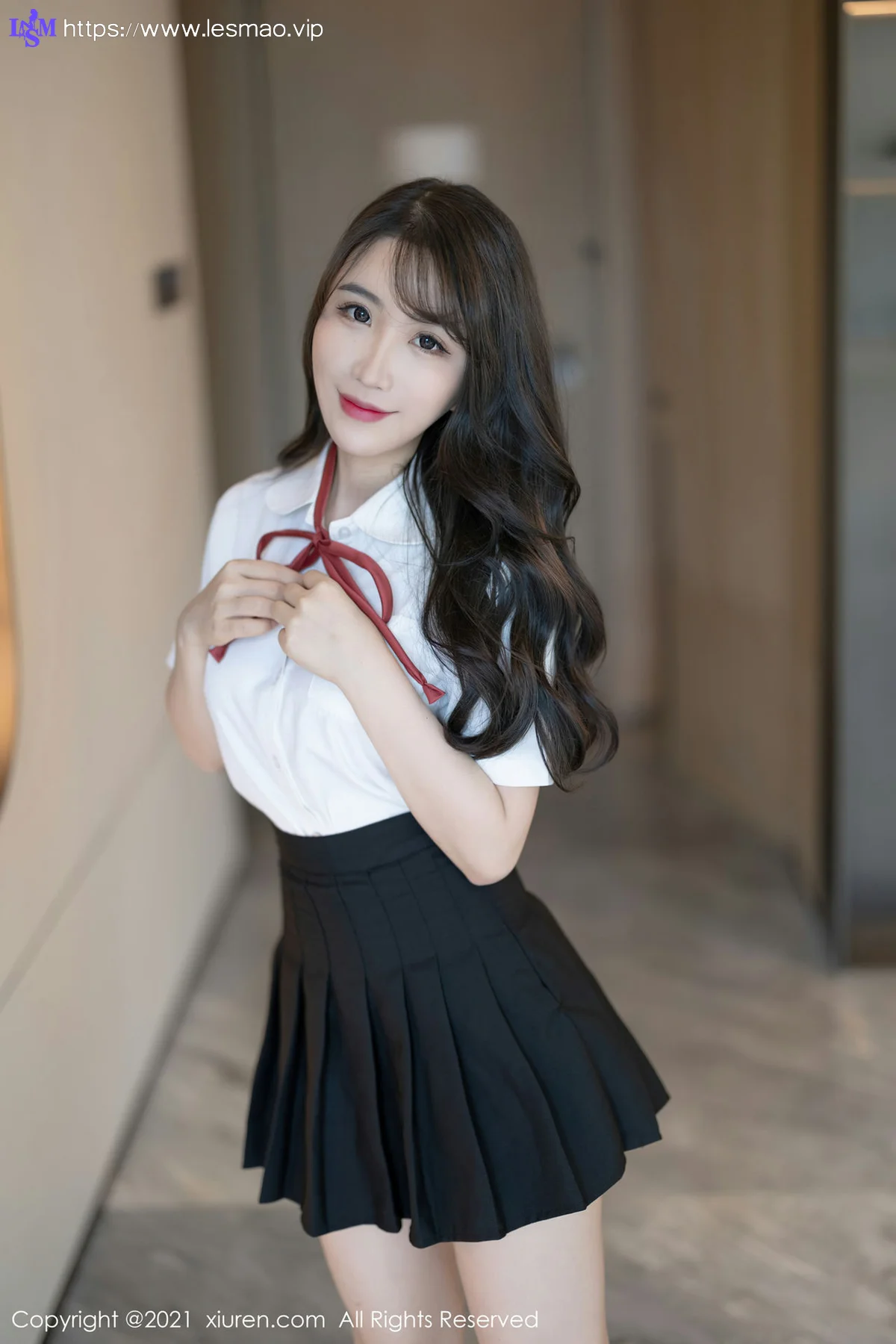 XiuRen 秀人 No.3960 绯月樱 学生制服 - 10