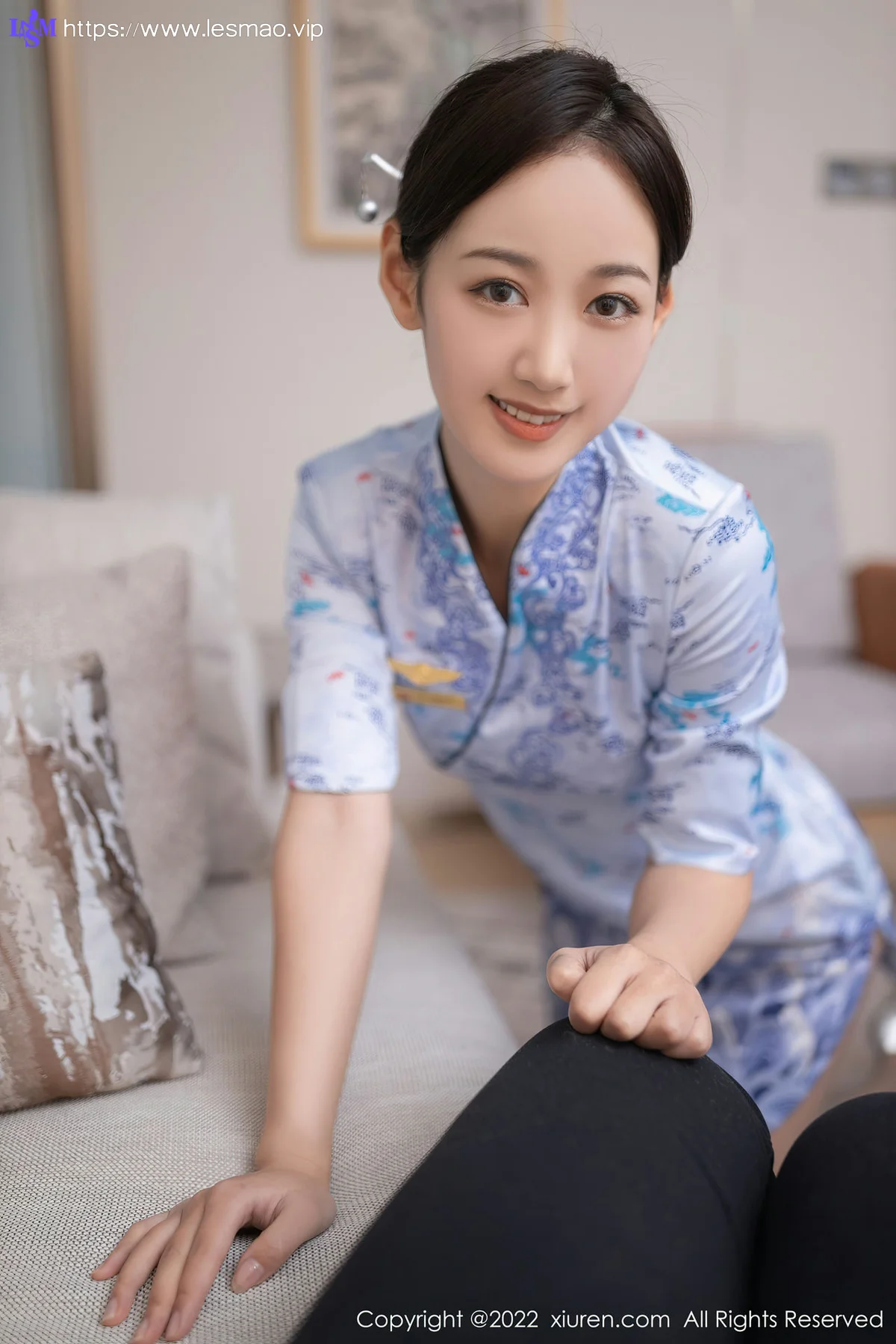 XiuRen 秀人 No.4552 角色扮演空姐旗袍 唐安琪 珠三角旅拍111 - 10