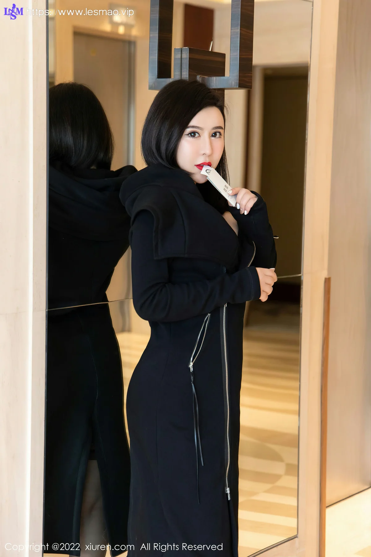 XiuRen 秀人 No.4844 黑色蕾丝 伊诺 首套写真33 - 3