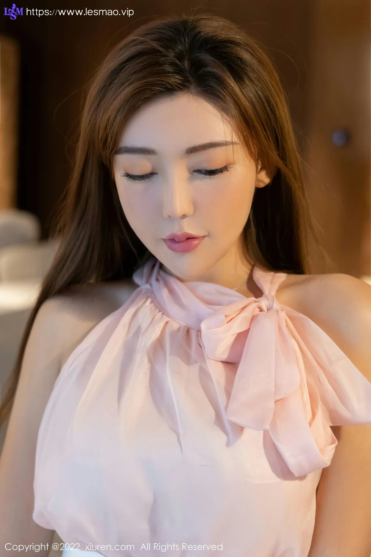 XiuRen 秀人 No.4847 粉色轻透上衣 萌汉药baby 青海旅拍 - 1