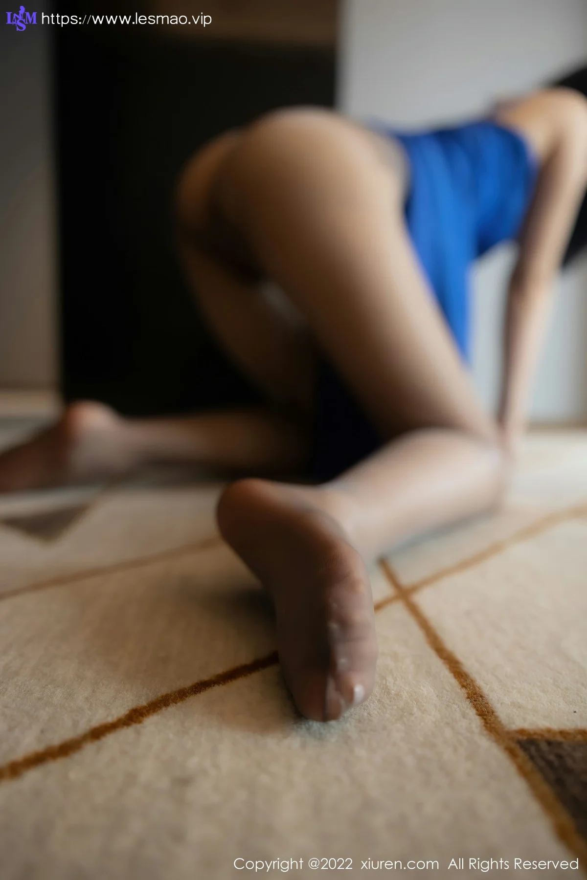 XiuRen 秀人 No.5165 奶瓶. 蓝色吊带裙性感写真11 - 10