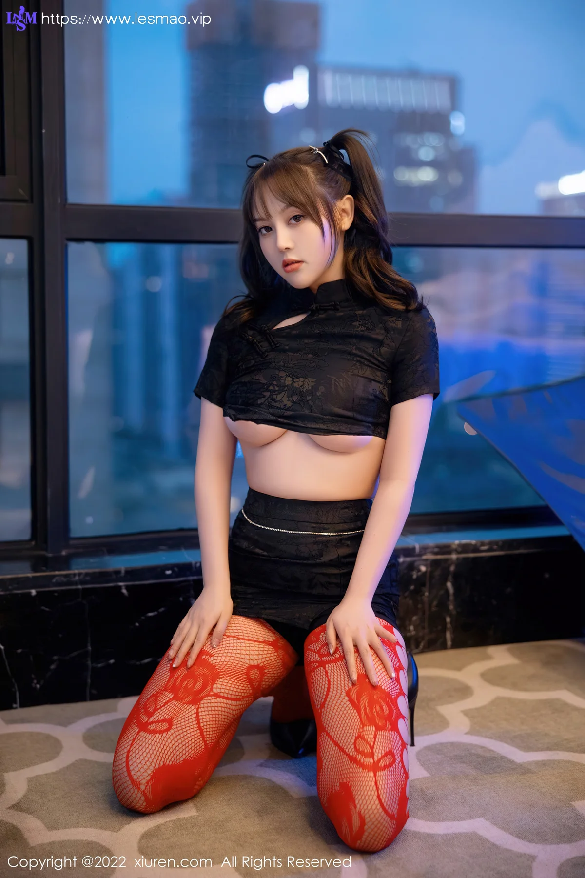 XiuRen 秀人 No.5225 短款旗袍 豆瓣酱 性感写真1 - 9