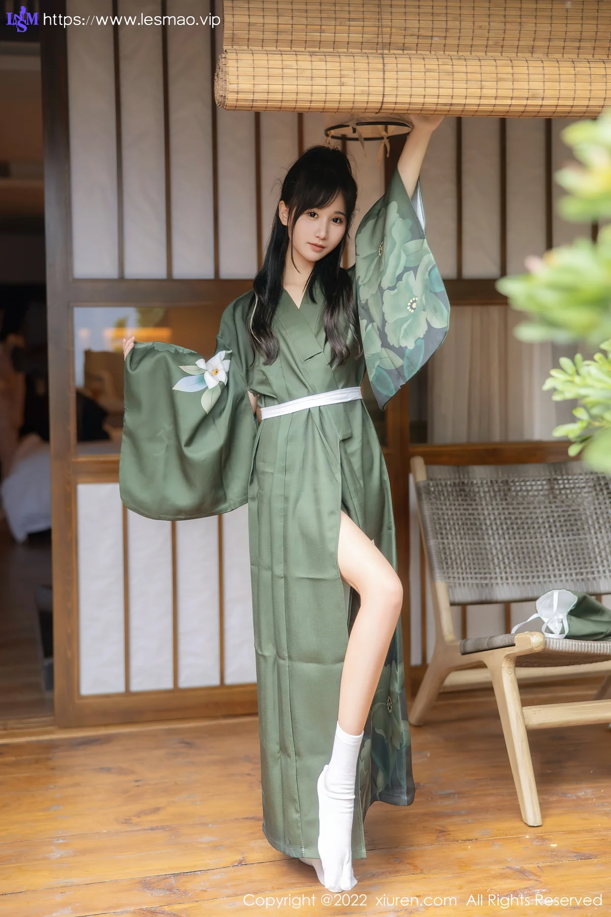 XiuRen 秀人 No.5256 暗灰绿色和服 小果冻儿 大理旅拍11 - 7