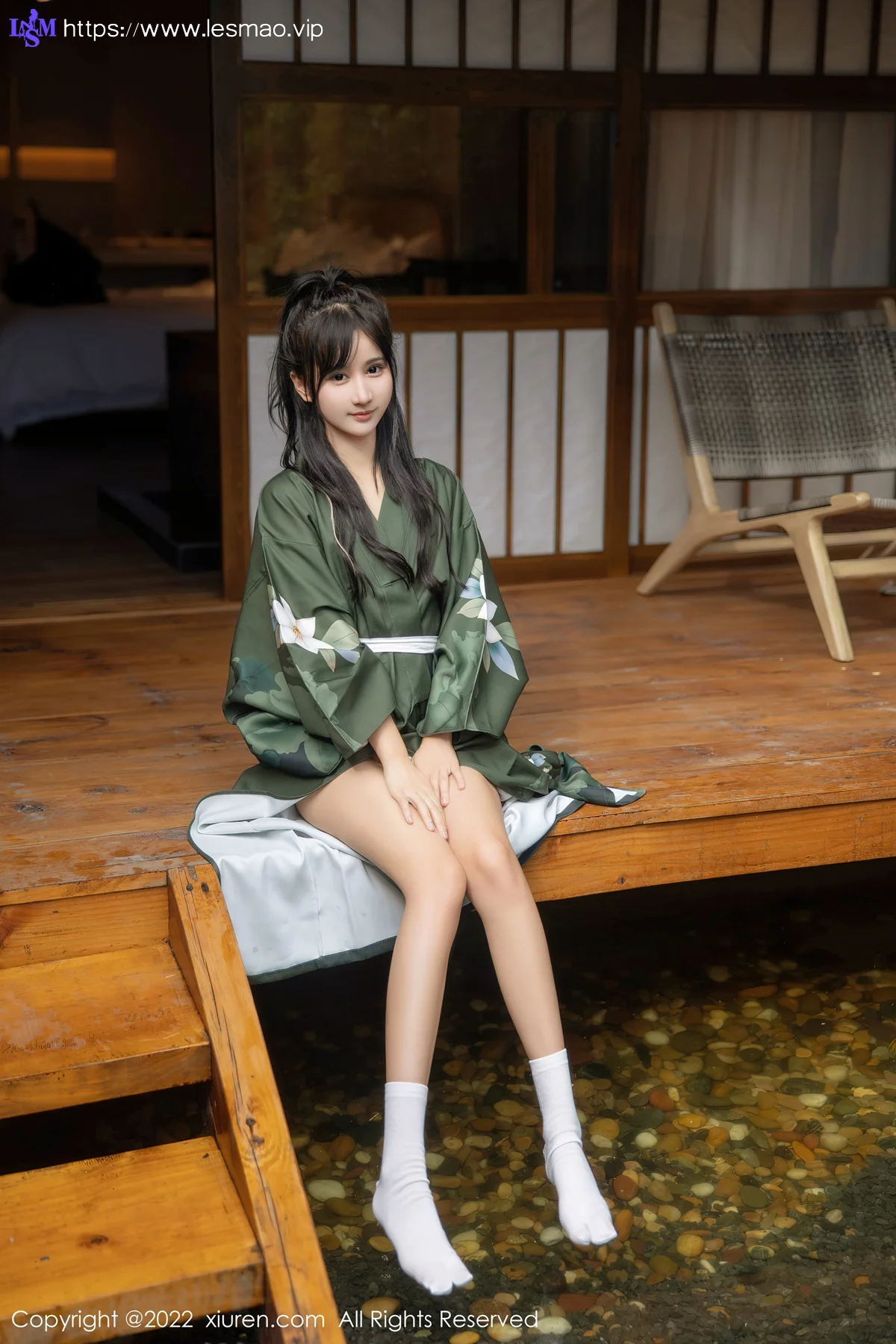 XiuRen 秀人 No.5256 暗灰绿色和服 小果冻儿 大理旅拍11 - 9