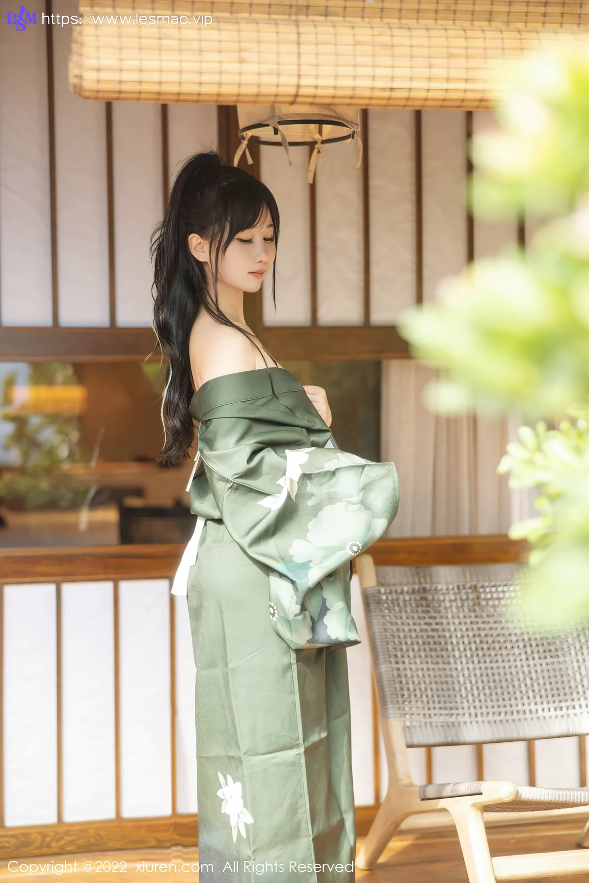 XiuRen 秀人 No.5256 暗灰绿色和服 小果冻儿 大理旅拍11 - 1