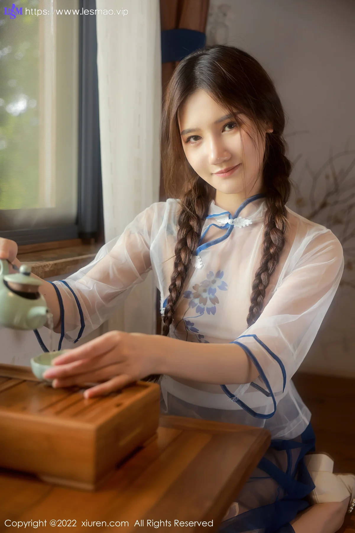 XiuRen 秀人 No.5287 轻透古装服饰 古月小同学 性感写真1 - 5