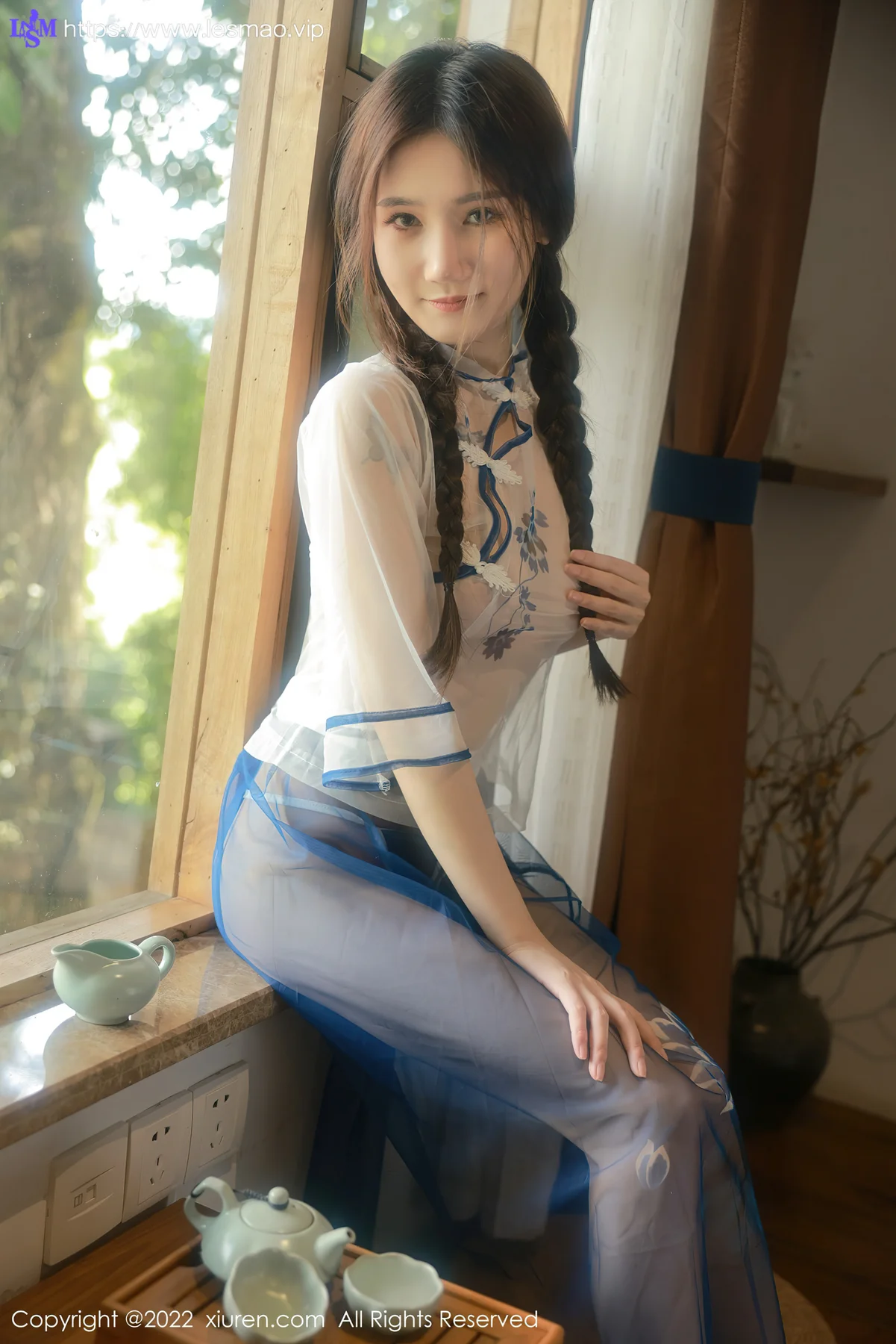 XiuRen 秀人 No.5287 轻透古装服饰 古月小同学 性感写真1 - 5