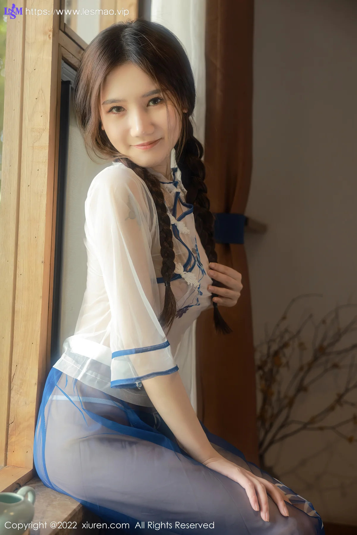 XiuRen 秀人 No.5287 轻透古装服饰 古月小同学 性感写真1 - 6