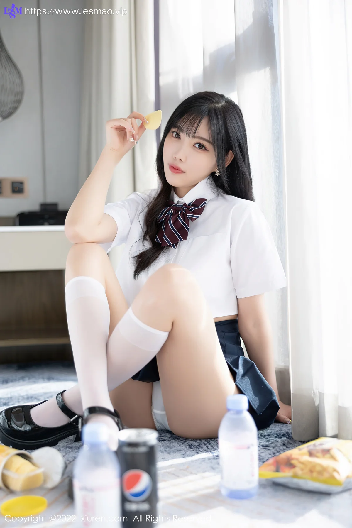 XiuRen 秀人 No.5338 清爽学妹制服 杨晨晨Yome 私房写真1 - 2