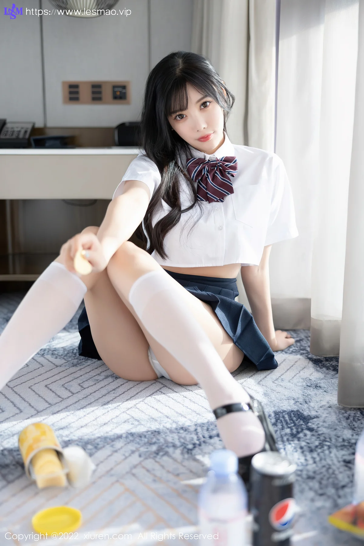 XiuRen 秀人 No.5338 清爽学妹制服 杨晨晨Yome 私房写真1 - 8