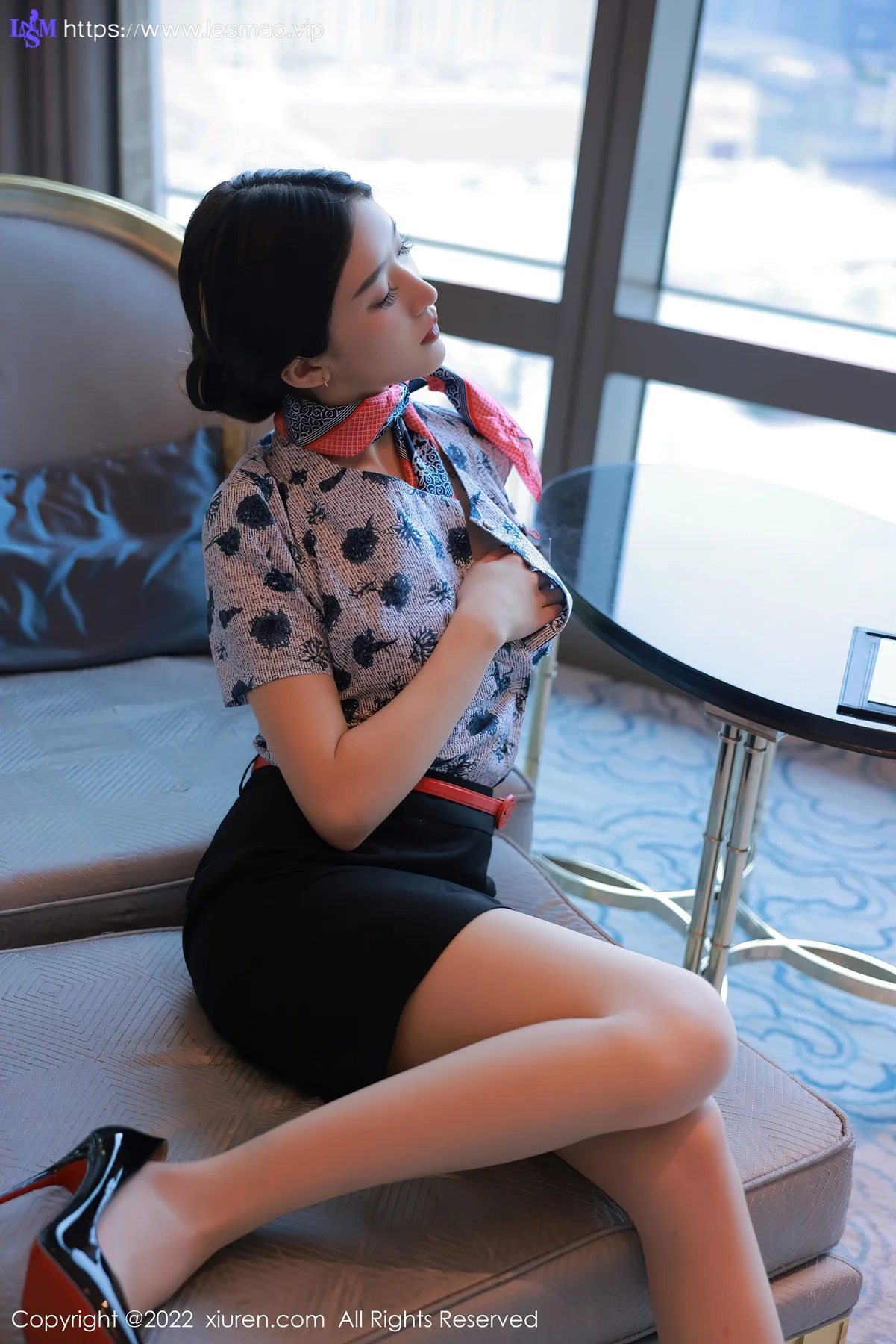 XiuRen 秀人 No.5349 空姐制服 hebe韩心雨 澳门旅拍33 - 8