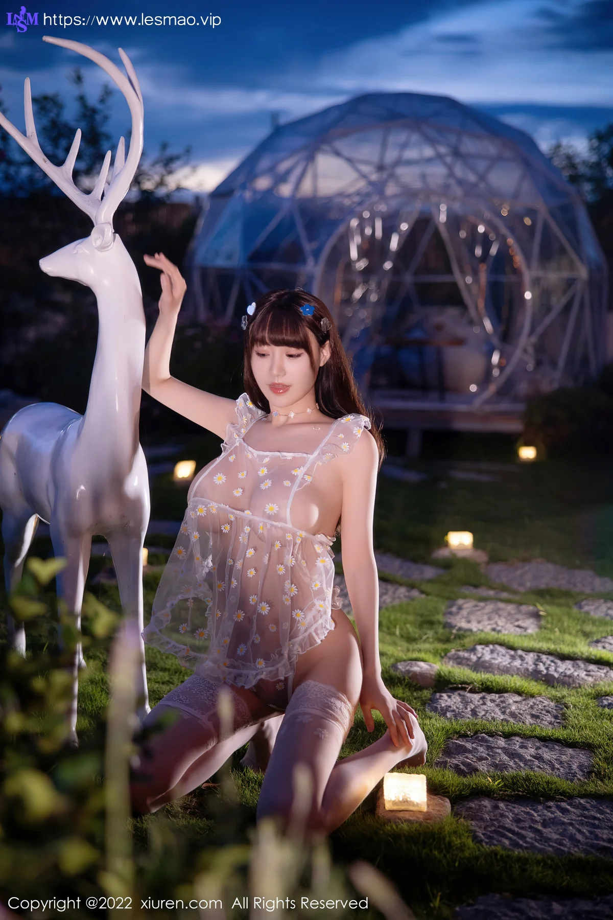 XiuRen 秀人 No.5358 透视白丝 朱可儿Flora 大理旅拍3 - 8