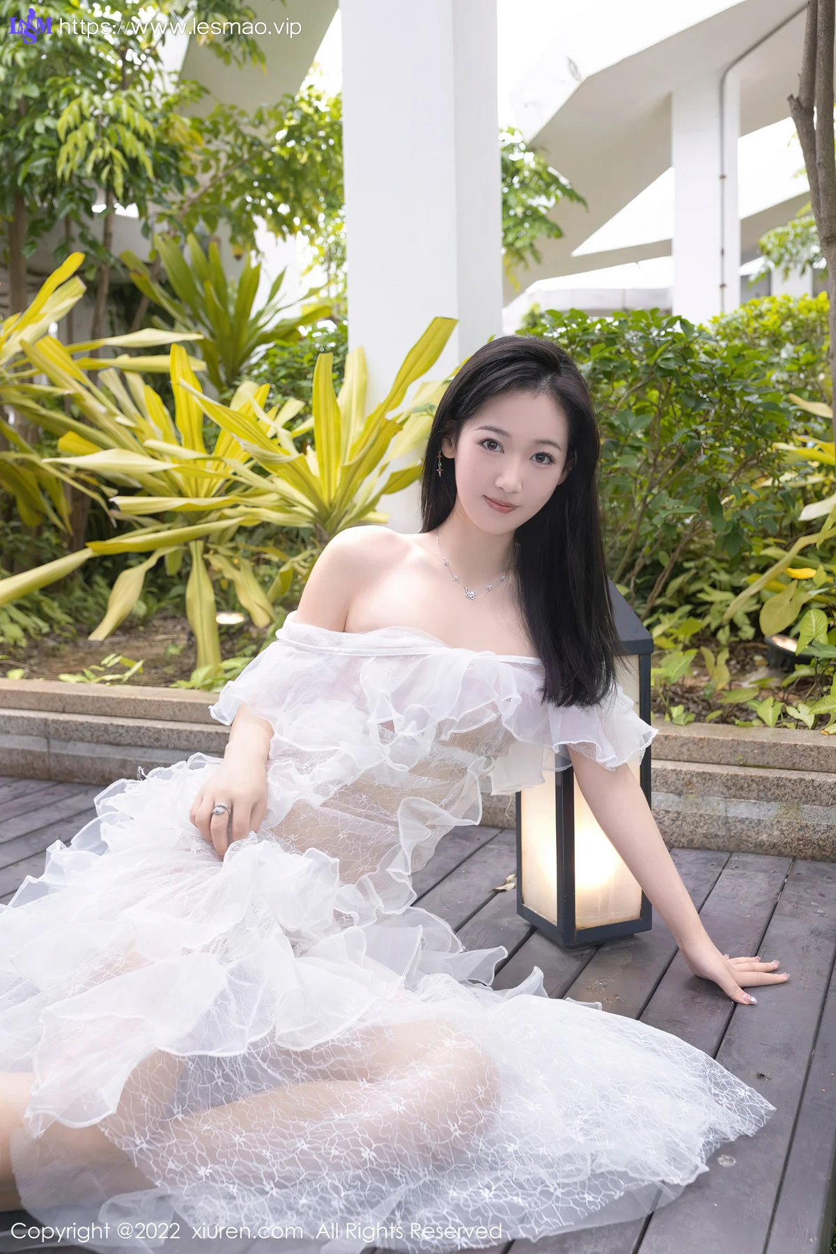 XiuRen 秀人 No.5380 唐安琪 白纱透视 - 1