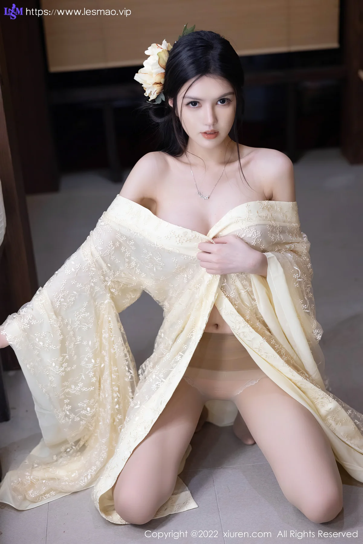 XiuRen 秀人 No.5387 轻透古装 媛媛酱belle 性感私房33 - 3