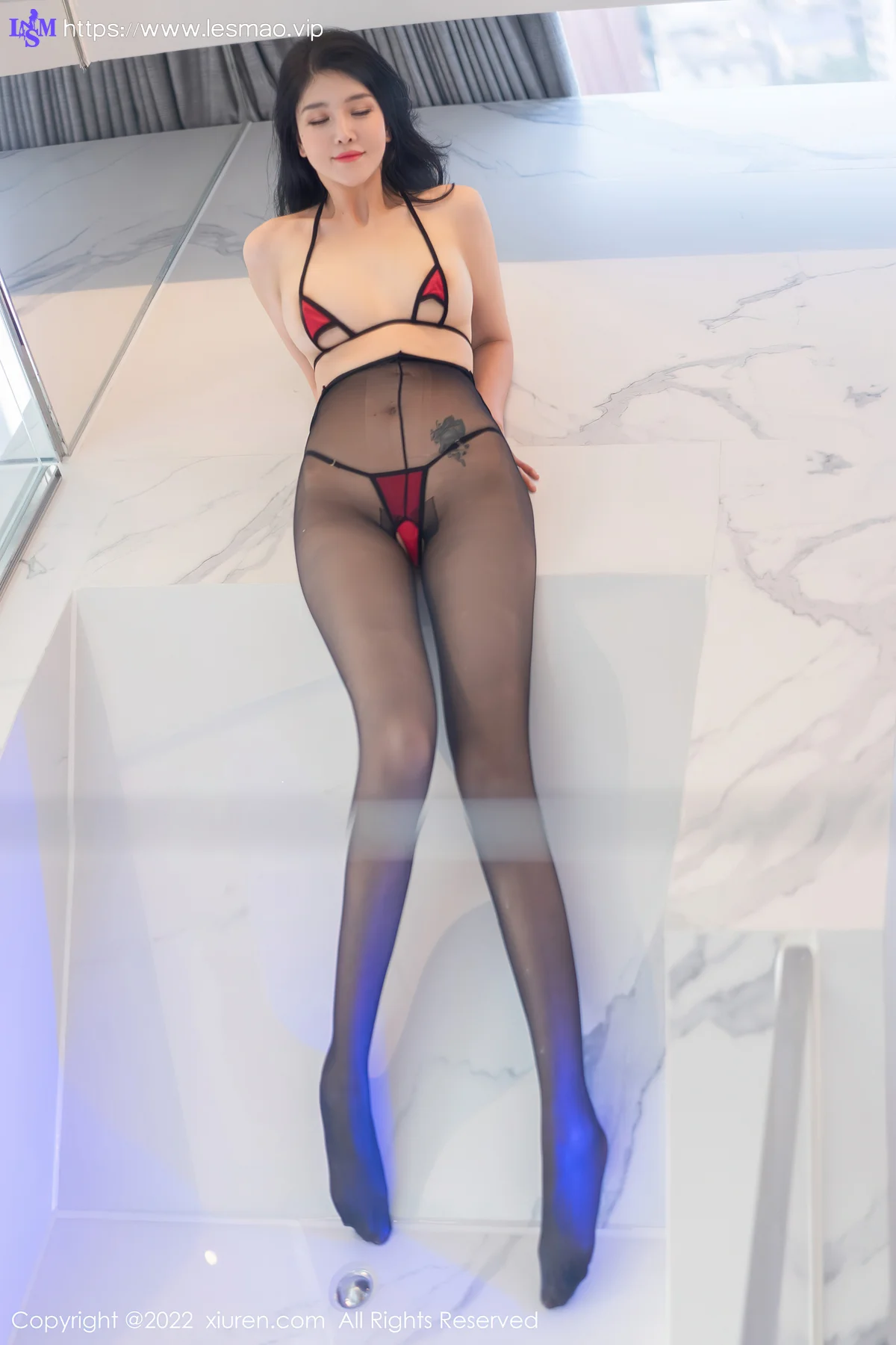 XiuRen 秀人 No.5388  刘钰儿 黑色网纱性感写真11 - 1