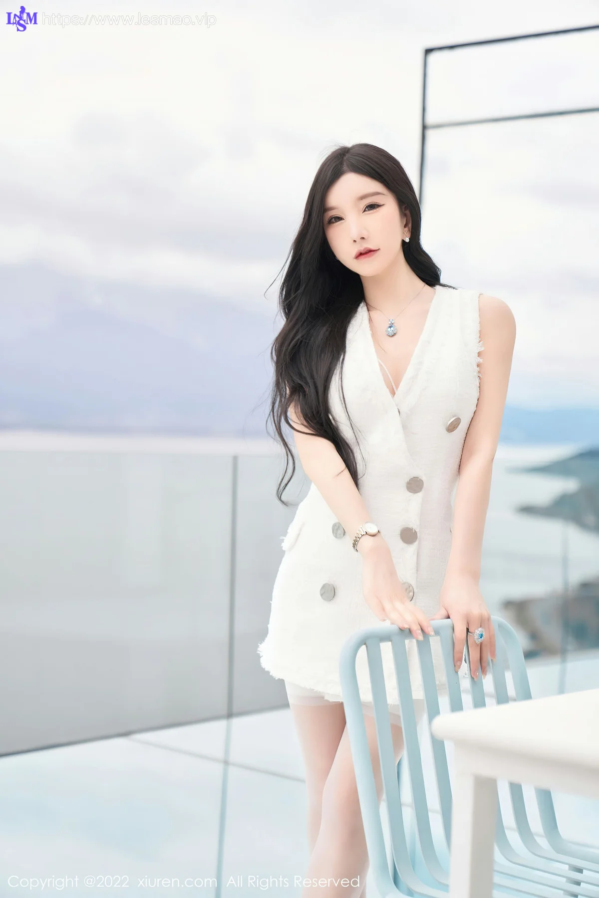 XiuRen 秀人 No.5418 白色蕾丝内衣 周于希Sally 重庆-大理心愿旅拍 - 8