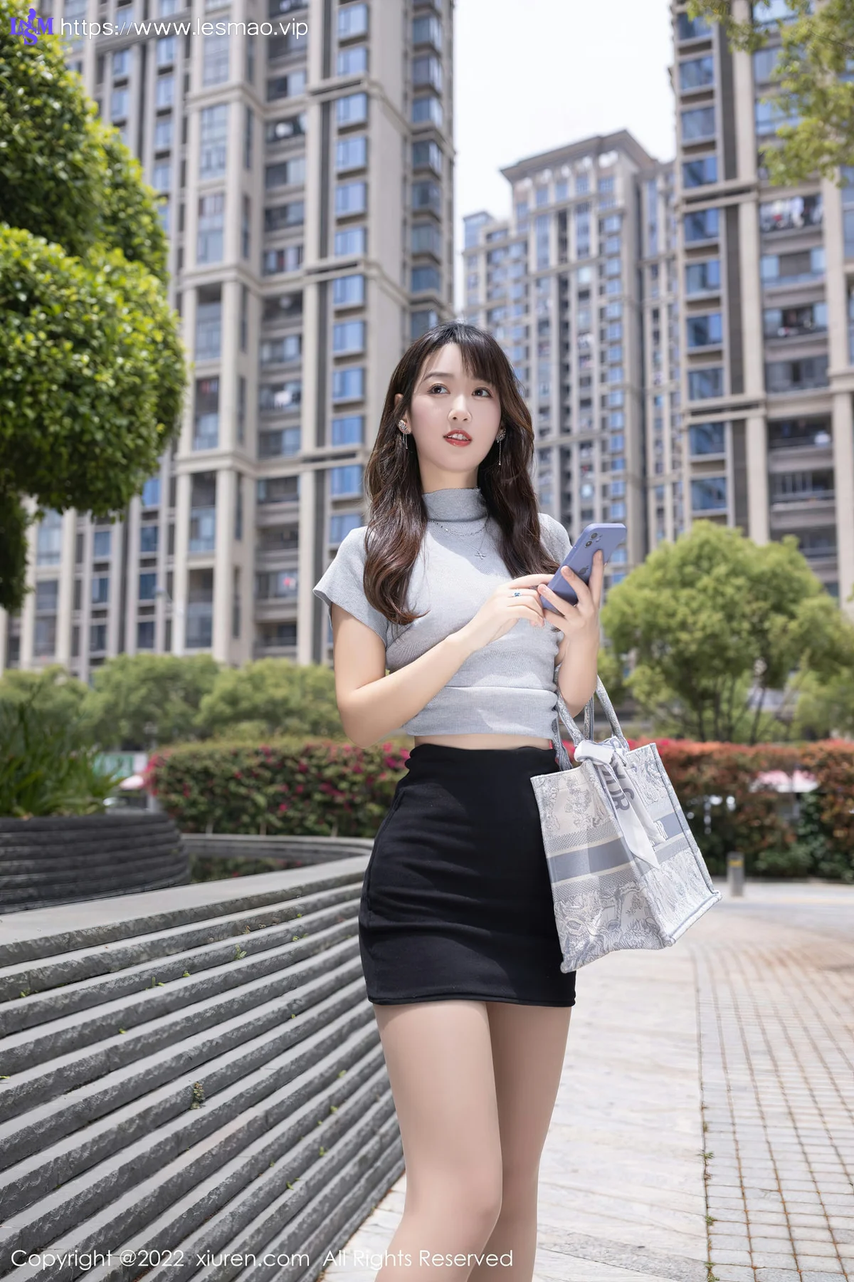 XiuRen 秀人 No.5439 唐安琪  嫩模黑丝 - 2