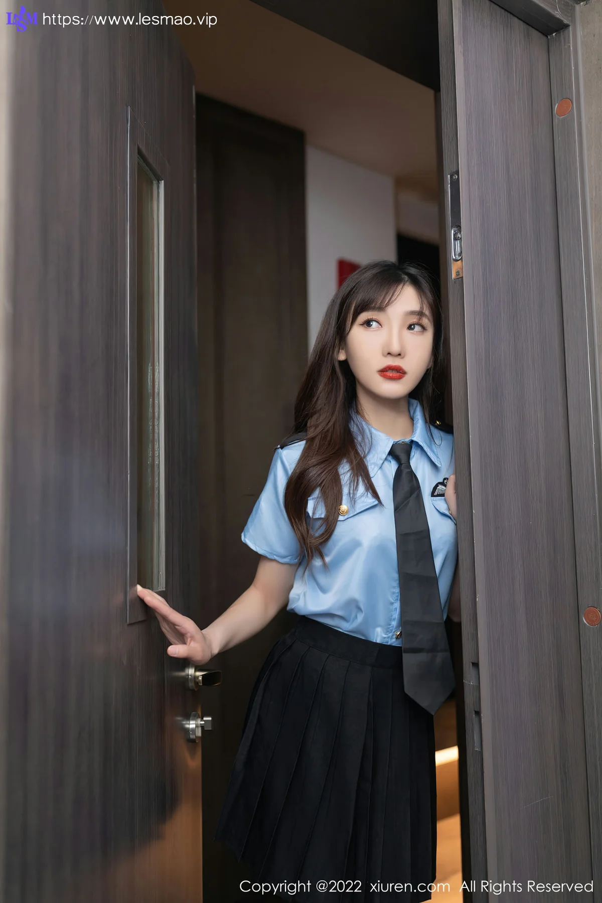 XiuRen 秀人 No.5461 陆萱萱 警花制服 - 4
