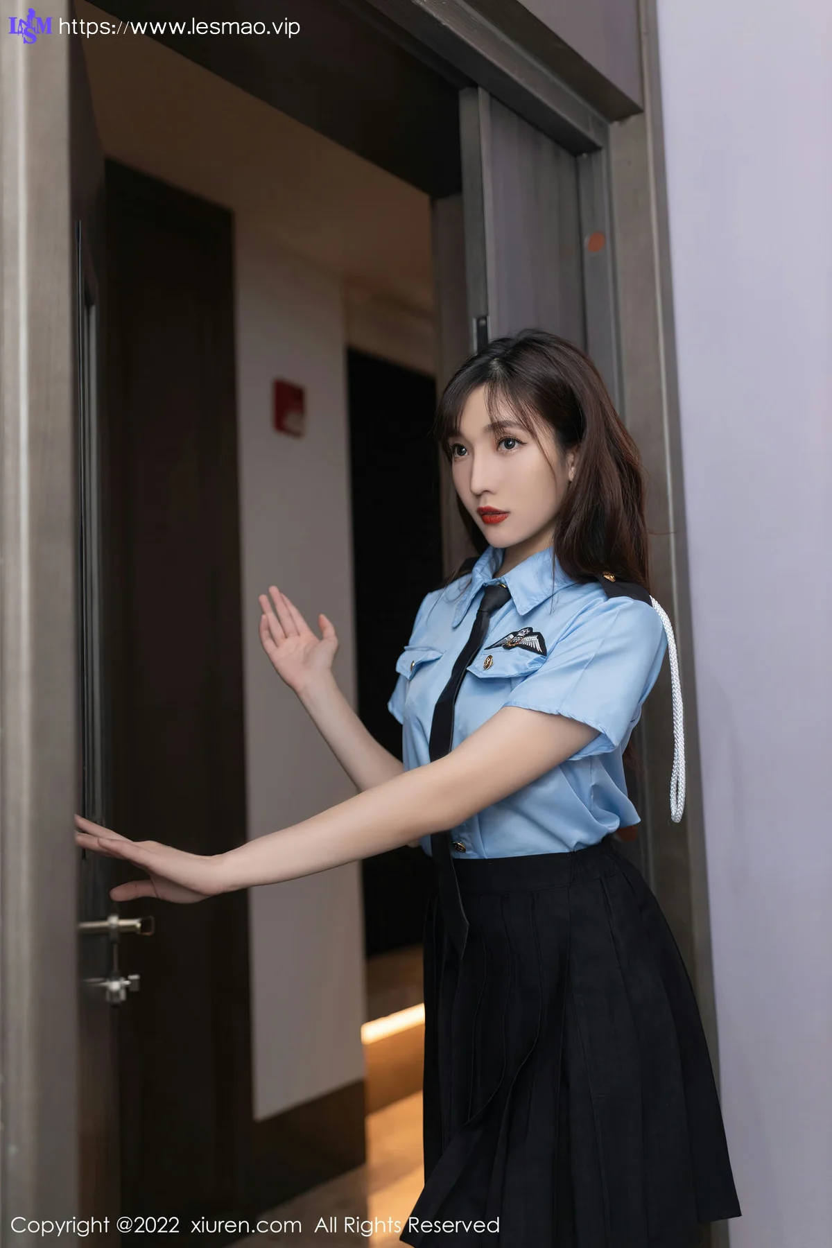 XiuRen 秀人 No.5461 陆萱萱 警花制服 - 5