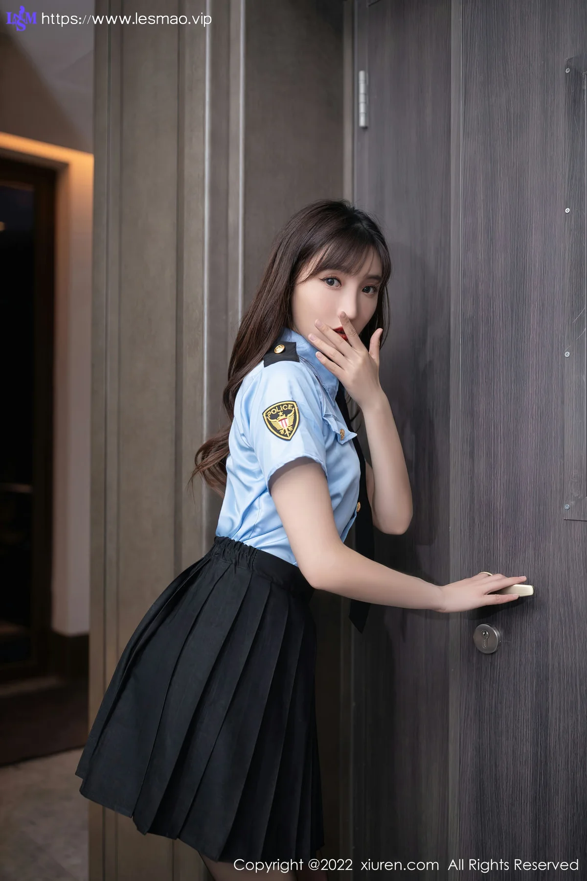 XiuRen 秀人 No.5461 陆萱萱 警花制服 - 6